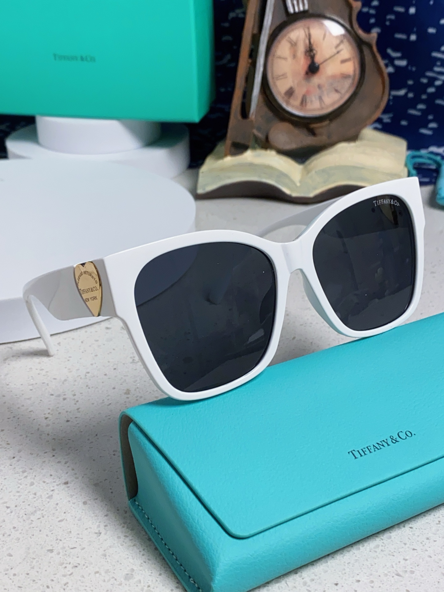  Tiffany & Co.TIFFANY蒂芙尼 2025新款太阳眼镜女男款偏光墨镜方形0TF4216F