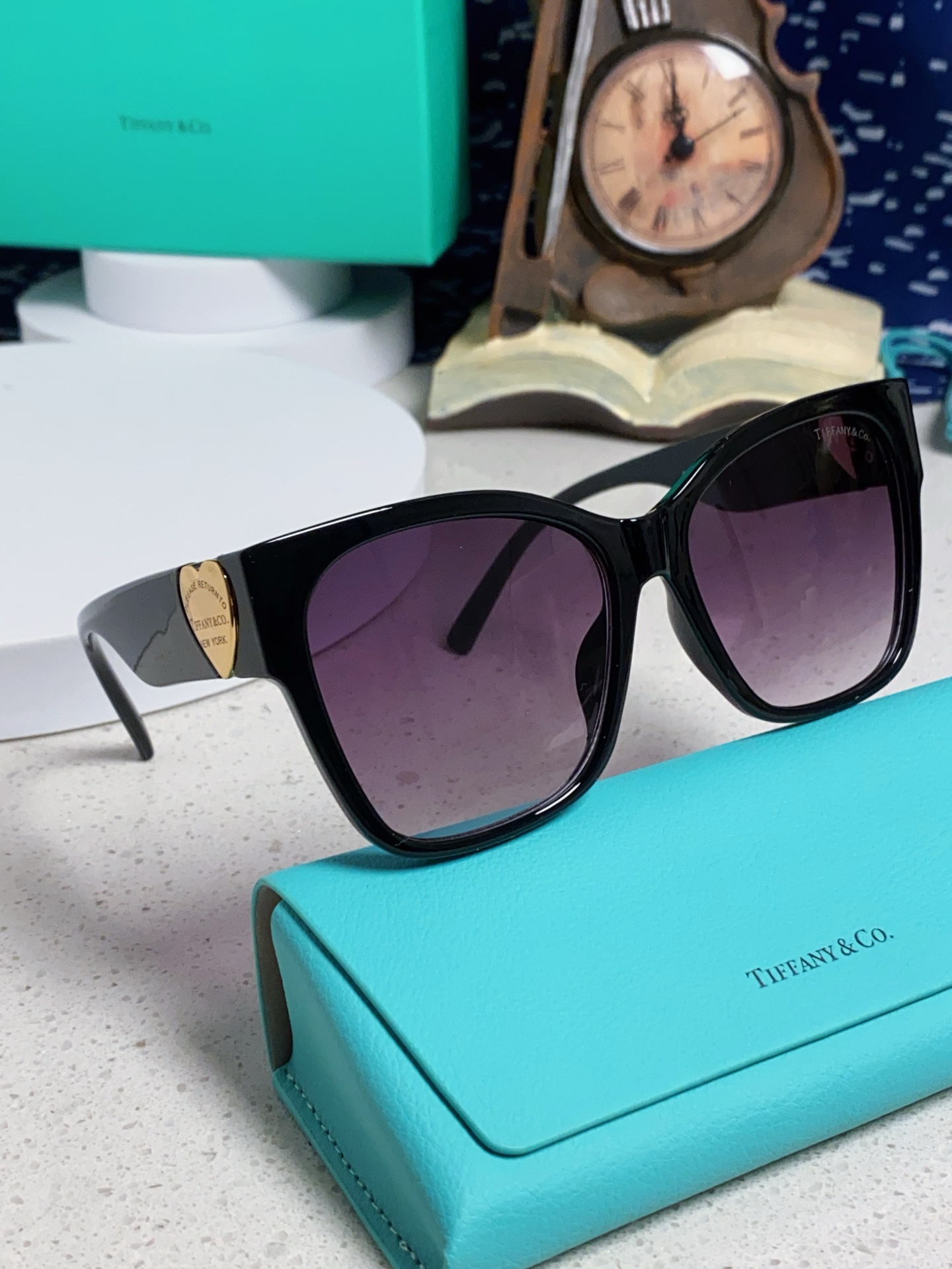  Tiffany & Co.TIFFANY蒂芙尼 2025新款太阳眼镜女男款偏光墨镜方形0TF4216F