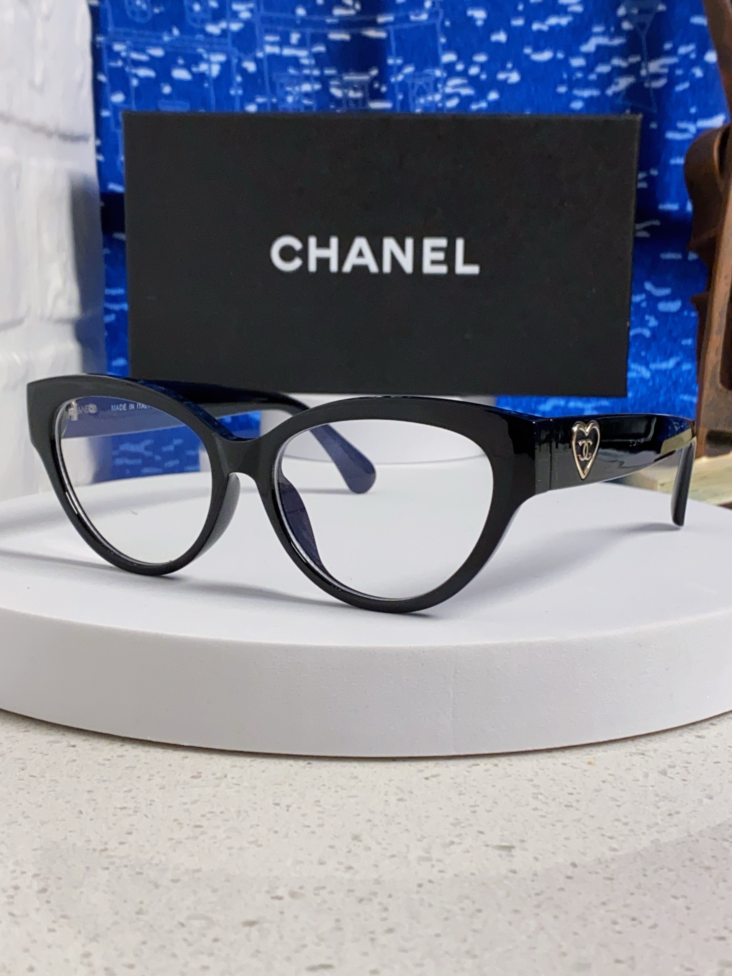  Chanel香奈儿 经典猫眼蝶形爱心logo墨镜小香风太阳镜遮阳防紫外线可配近视镜