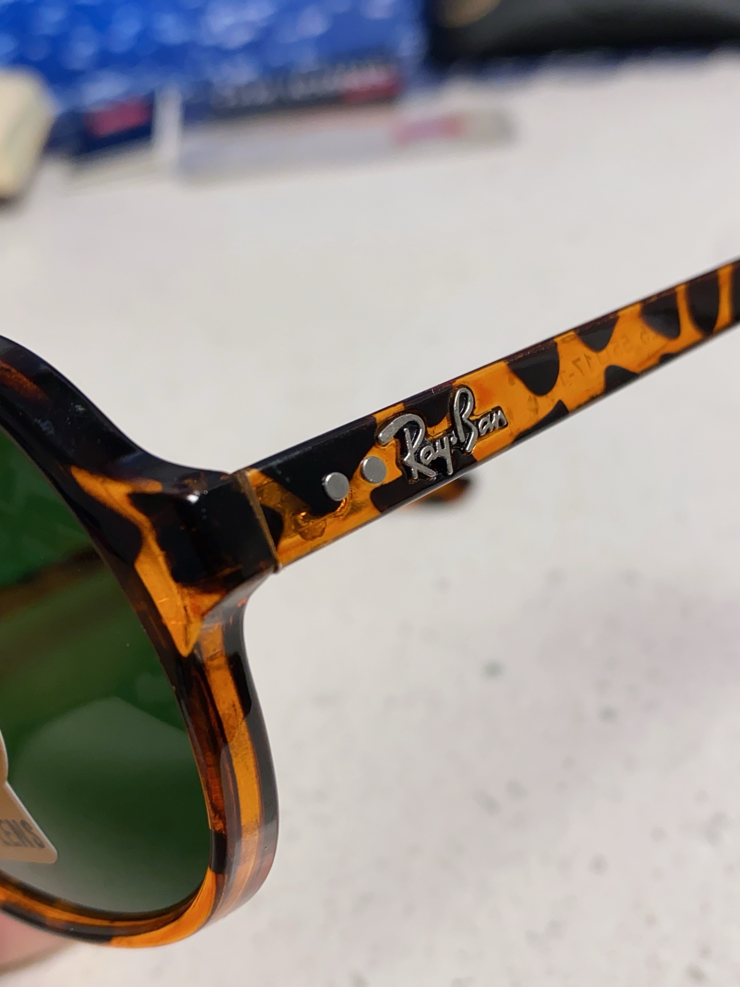  RayBan雷朋 经典男士飞行员眼镜 板材玻璃镜片蛤蟆框太阳镜 RB4125