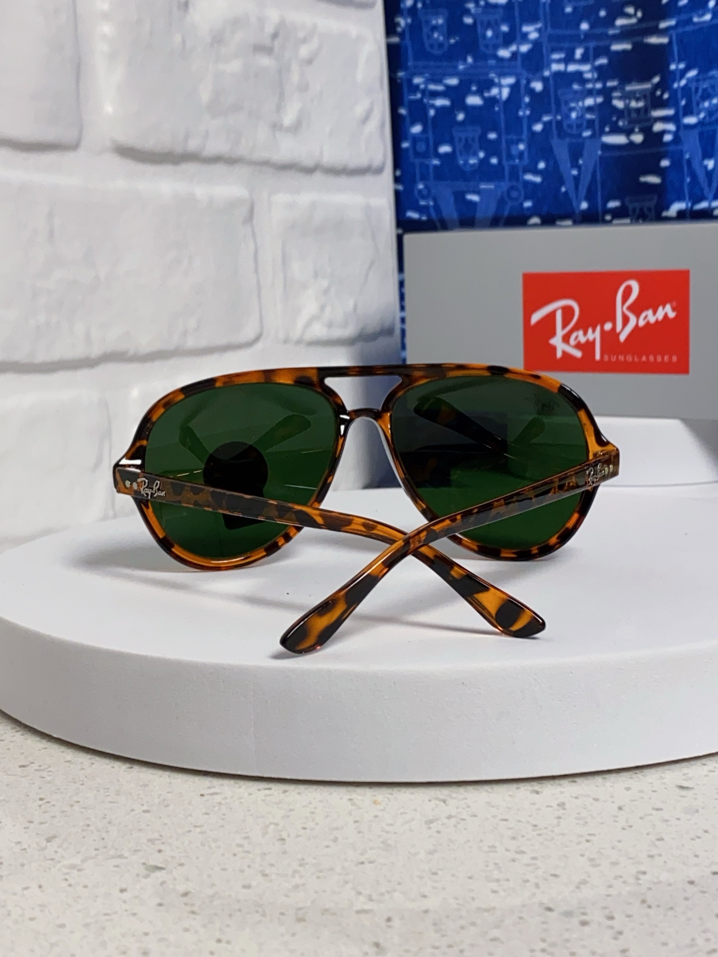  RayBan雷朋 经典男士飞行员眼镜 板材玻璃镜片蛤蟆框太阳镜 RB4125