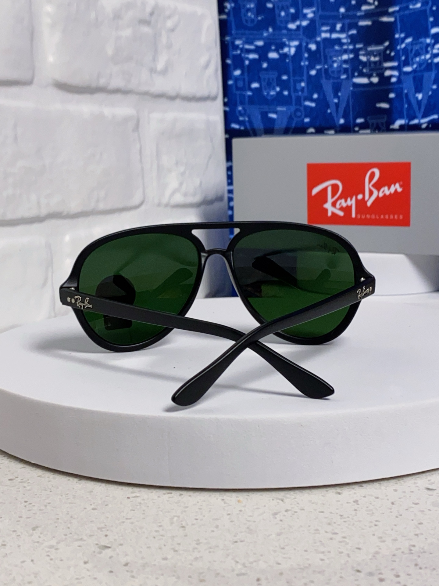  RayBan雷朋 经典男士飞行员眼镜 板材玻璃镜片蛤蟆框太阳镜 RB4125