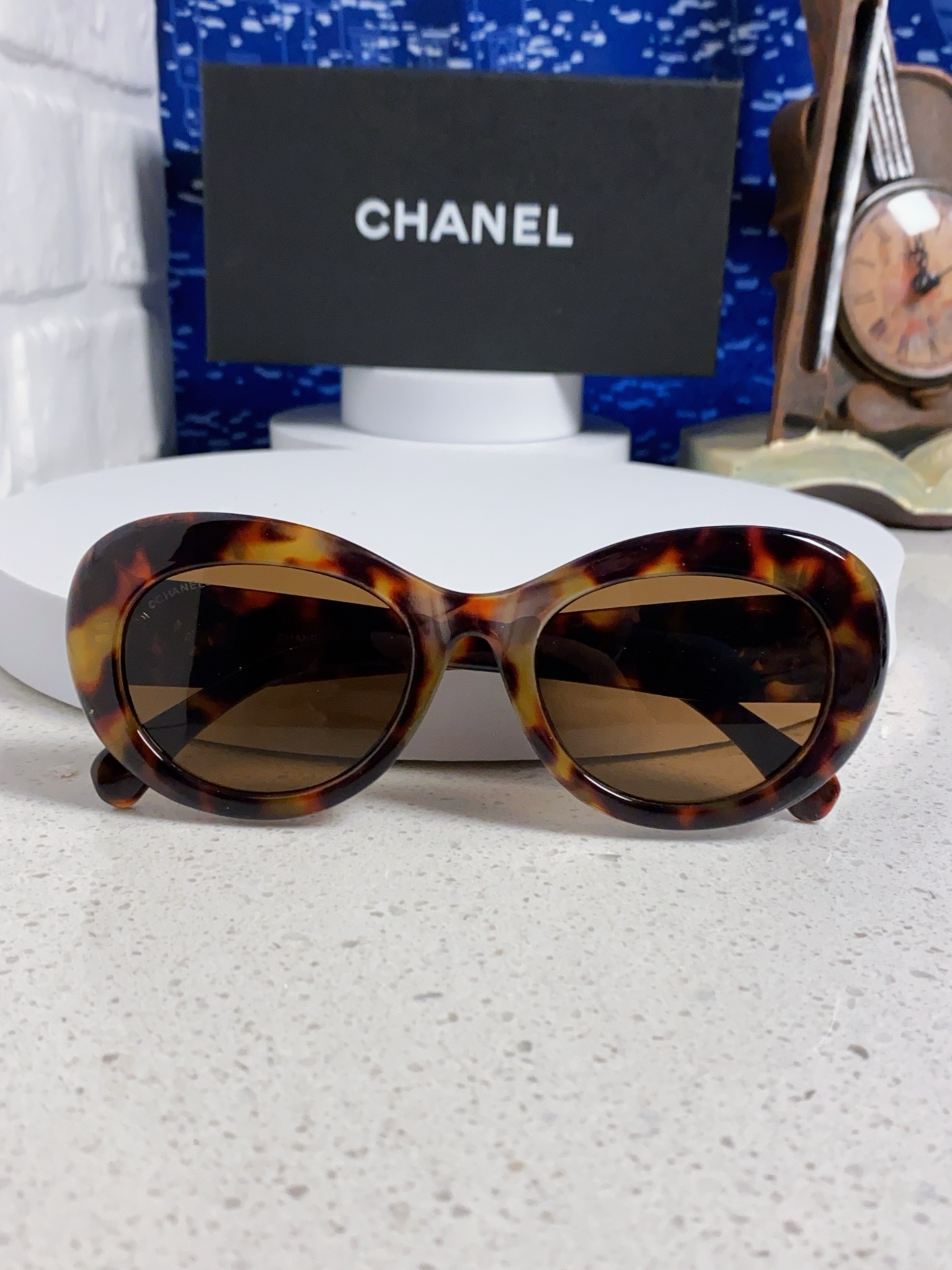 Chanel香奈儿 2025新款 复古大框方形高级感镶钻太阳眼镜圆脸显瘦防紫外线街拍墨镜女款