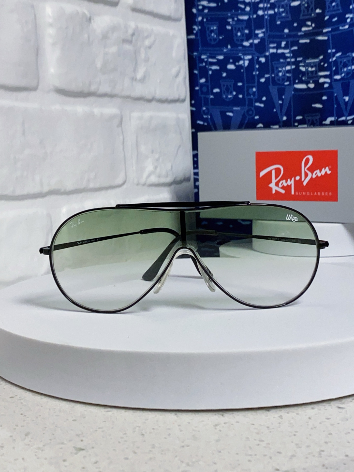  RayBan雷朋 2025新款复古飞行员金属超轻商务休闲太阳镜男女通用 一片式护目镜 RB3597