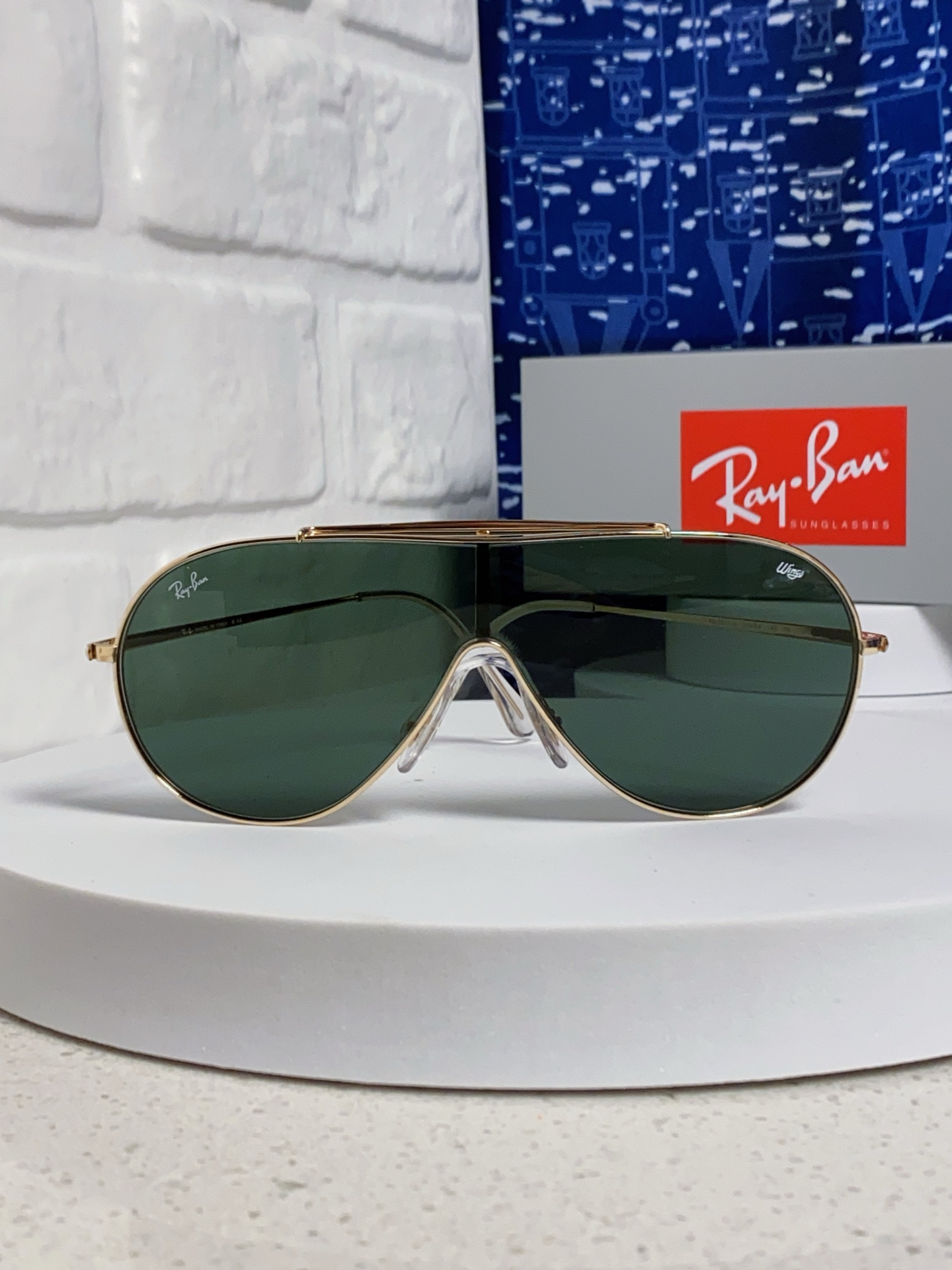  RayBan雷朋 2025新款复古飞行员金属超轻商务休闲太阳镜男女通用 一片式护目镜 RB3597