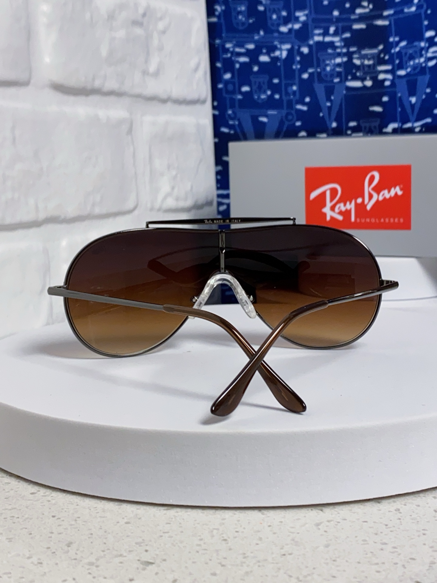  RayBan雷朋 2025新款复古飞行员金属超轻商务休闲太阳镜男女通用 一片式护目镜 RB3597