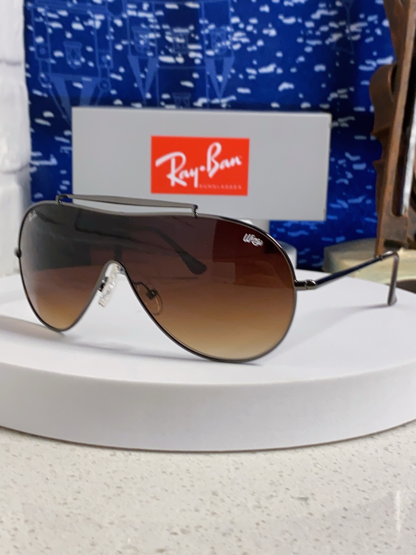  RayBan雷朋 2025新款复古飞行员金属超轻商务休闲太阳镜男女通用 一片式护目镜 RB3597