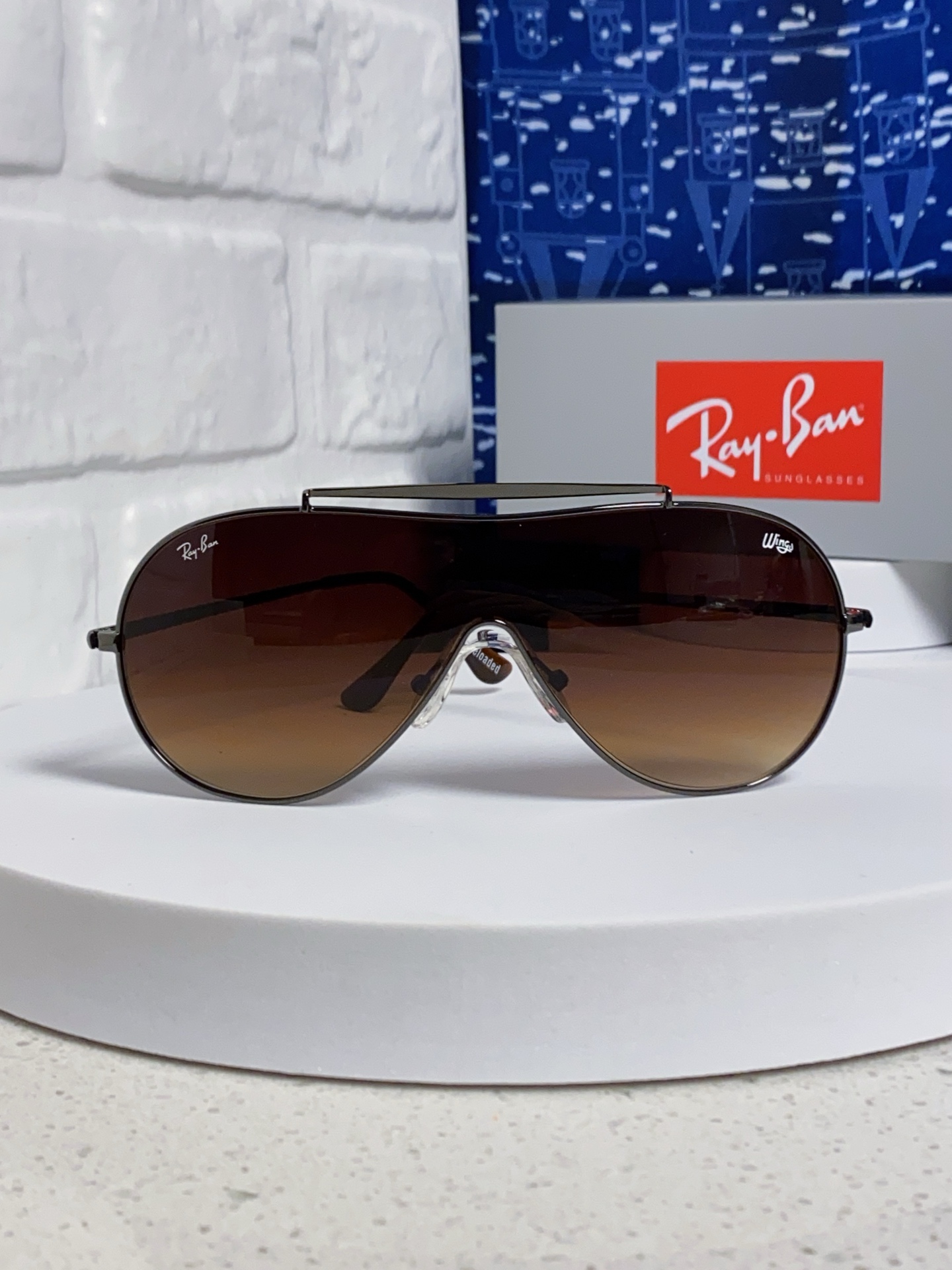  RayBan雷朋 2025新款复古飞行员金属超轻商务休闲太阳镜男女通用 一片式护目镜 RB3597