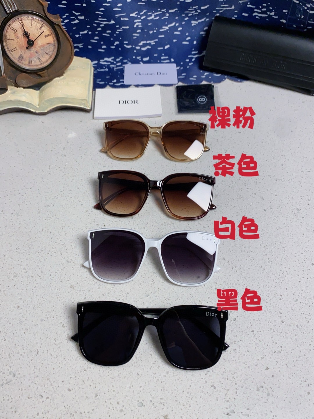  Dior迪奥 2025新款偏光太阳镜女士圆脸潮墨镜大脸显瘦明星同款