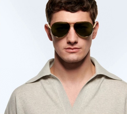 BottegaVeneta宝缇嘉 BV1305S欧美时尚太阳镜男女沙丁鱼镜腿金属蛤蟆镜飞行员墨镜