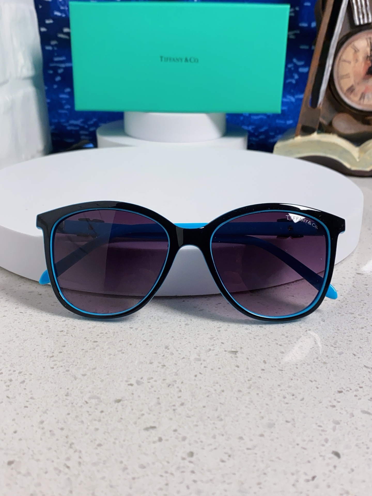 Tiffany蒂芙尼 2025新款镶钻太阳镜眼镜女士潮流精致墨镜 个性女款