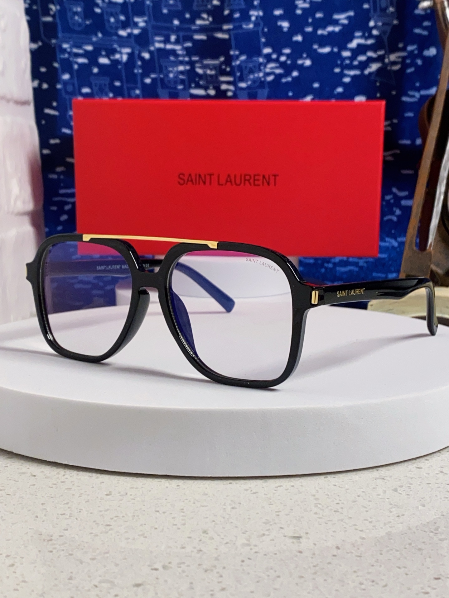 Saint Laurennt圣罗兰 2025新款YSL杨树林 宋佳同款时尚轻奢方形大框明星同款圣家太阳眼