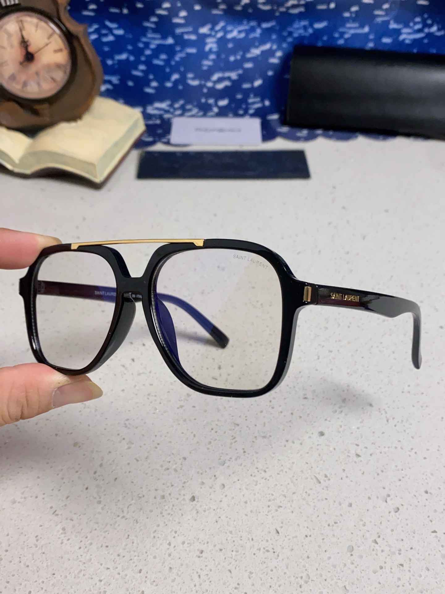 Saint Laurennt圣罗兰 2025新款YSL杨树林 宋佳同款时尚轻奢方形大框明星同款圣家太阳眼