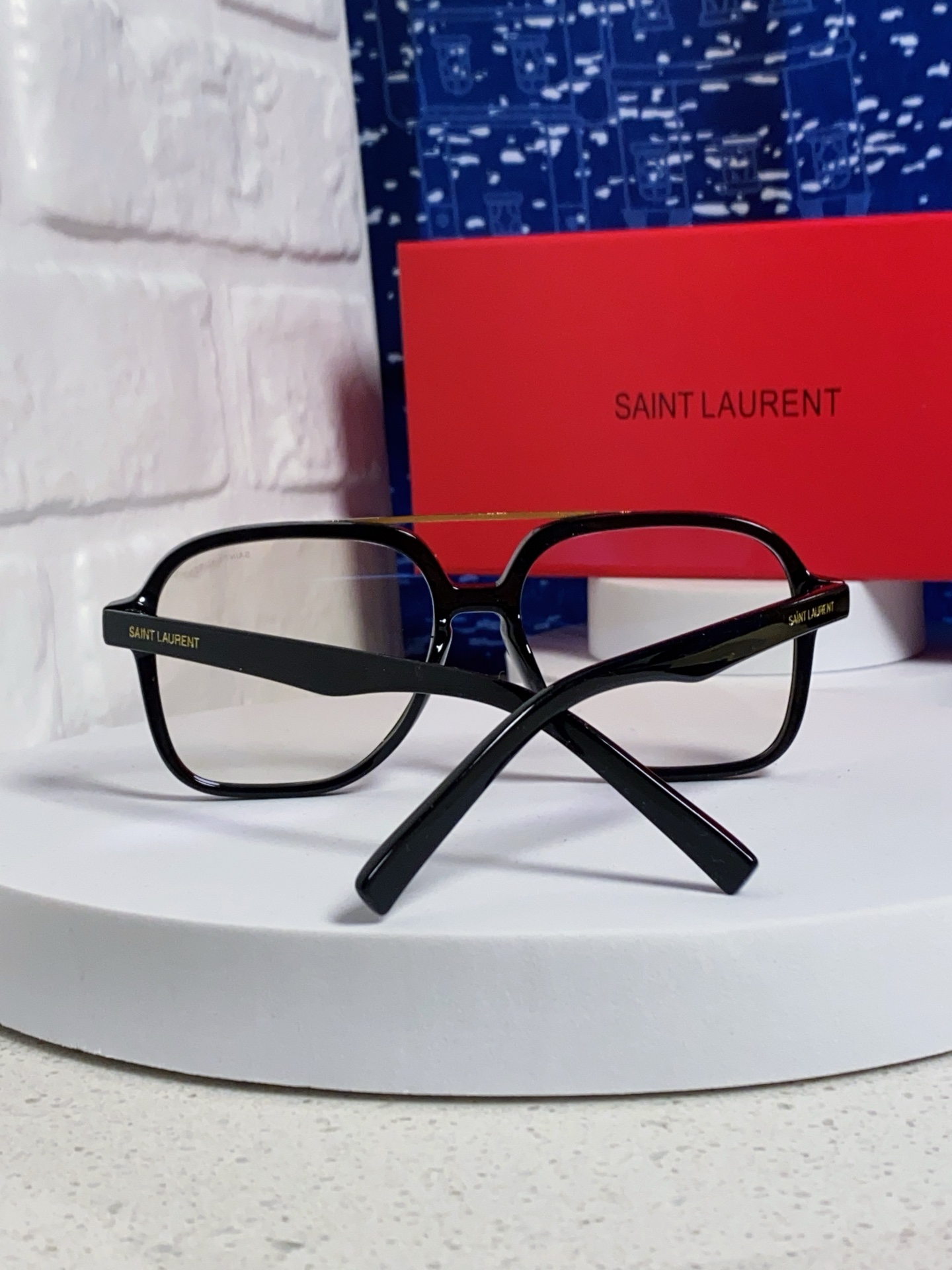 Saint Laurennt圣罗兰 2025新款YSL杨树林 宋佳同款时尚轻奢方形大框明星同款圣家太阳眼