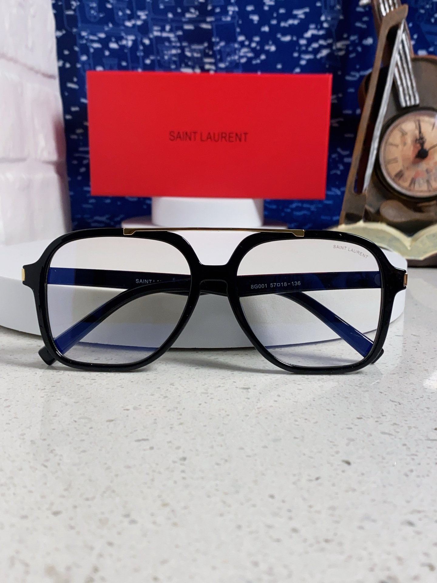 Saint Laurennt圣罗兰 2025新款YSL杨树林 宋佳同款时尚轻奢方形大框明星同款圣家太阳眼