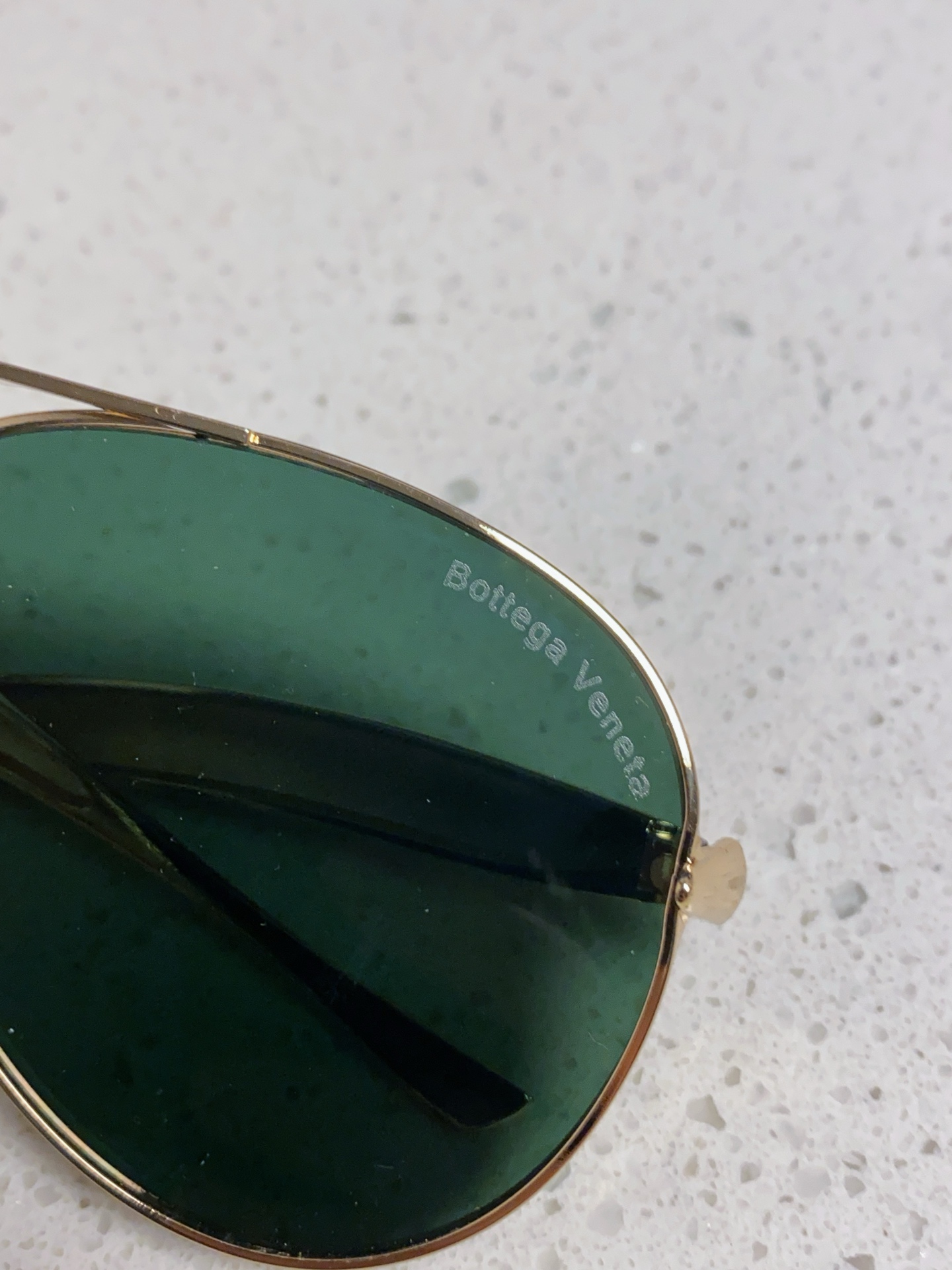 BottegaVeneta宝缇嘉 BV1305S欧美时尚太阳镜男女沙丁鱼镜腿金属蛤蟆镜飞行员墨镜