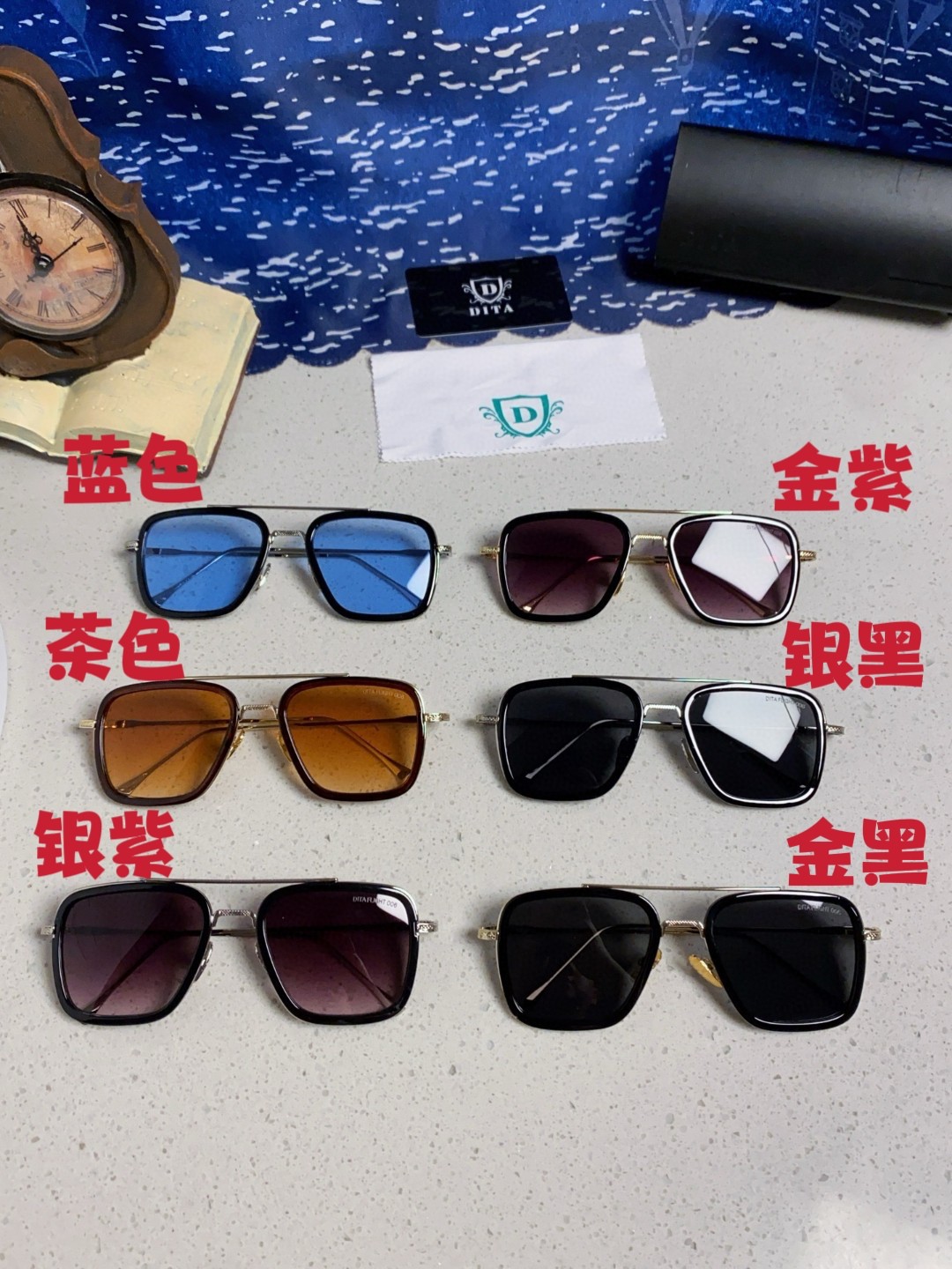  DITA 蒂塔 钢铁侠唐尼 古天乐同款眼镜男款 潮流时尚蜘蛛侠墨镜男2025新款太阳镜