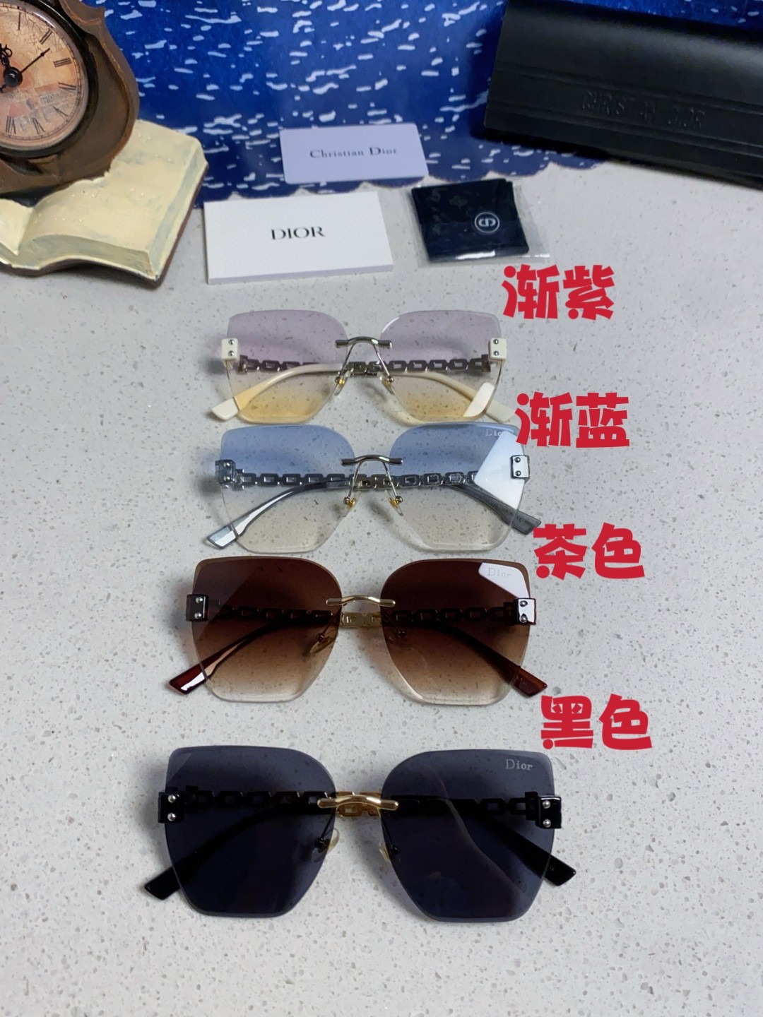  Dior迪奥 2025新款太阳眼镜女款大脸显瘦防紫外线防晒驾驶偏光 