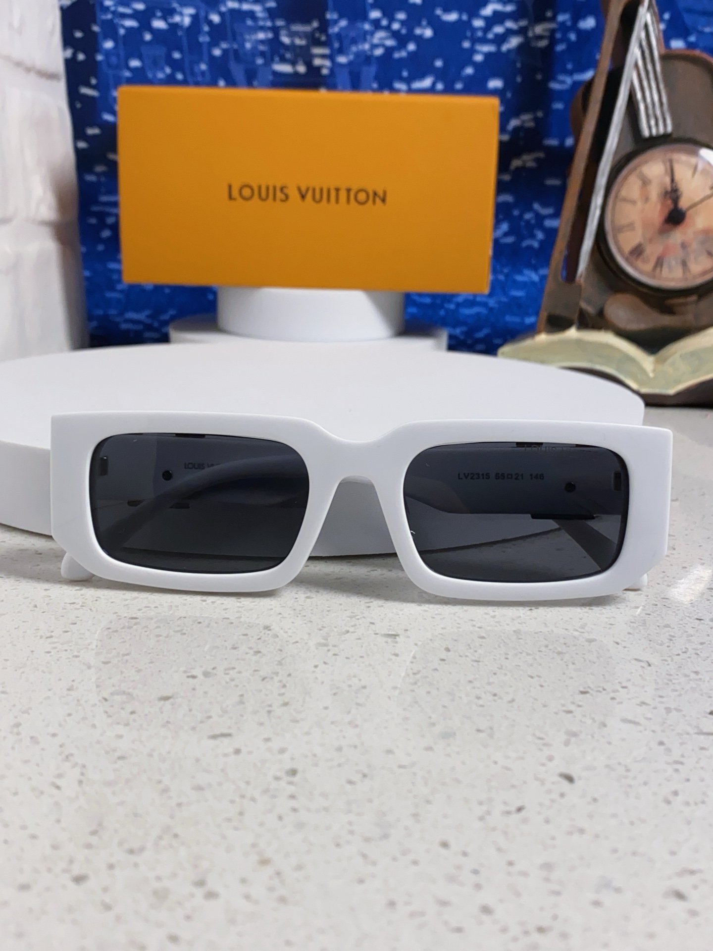  LouisVuitton路易威登 2025新款男士金属太阳镜百搭显脸小 长方形