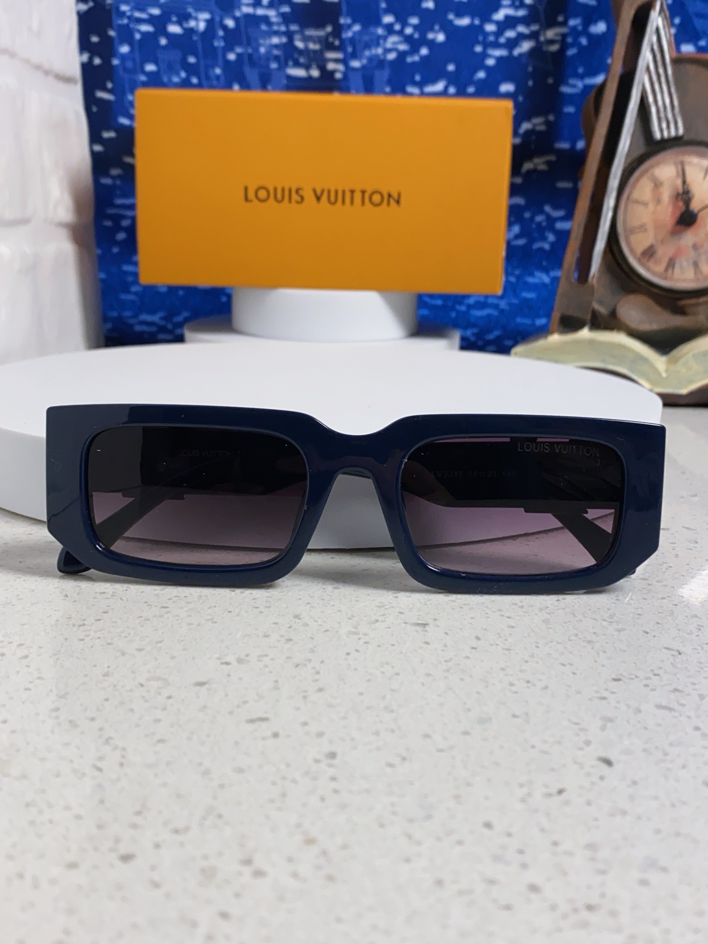  LouisVuitton路易威登 2025新款男士金属太阳镜百搭显脸小 长方形