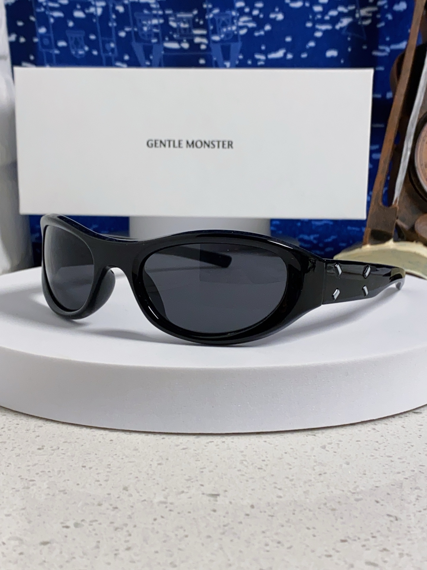  Gentle Moster(GM)  2025新款Jennie同款发箍猫眼gm墨镜女款高级感辣妹欧美