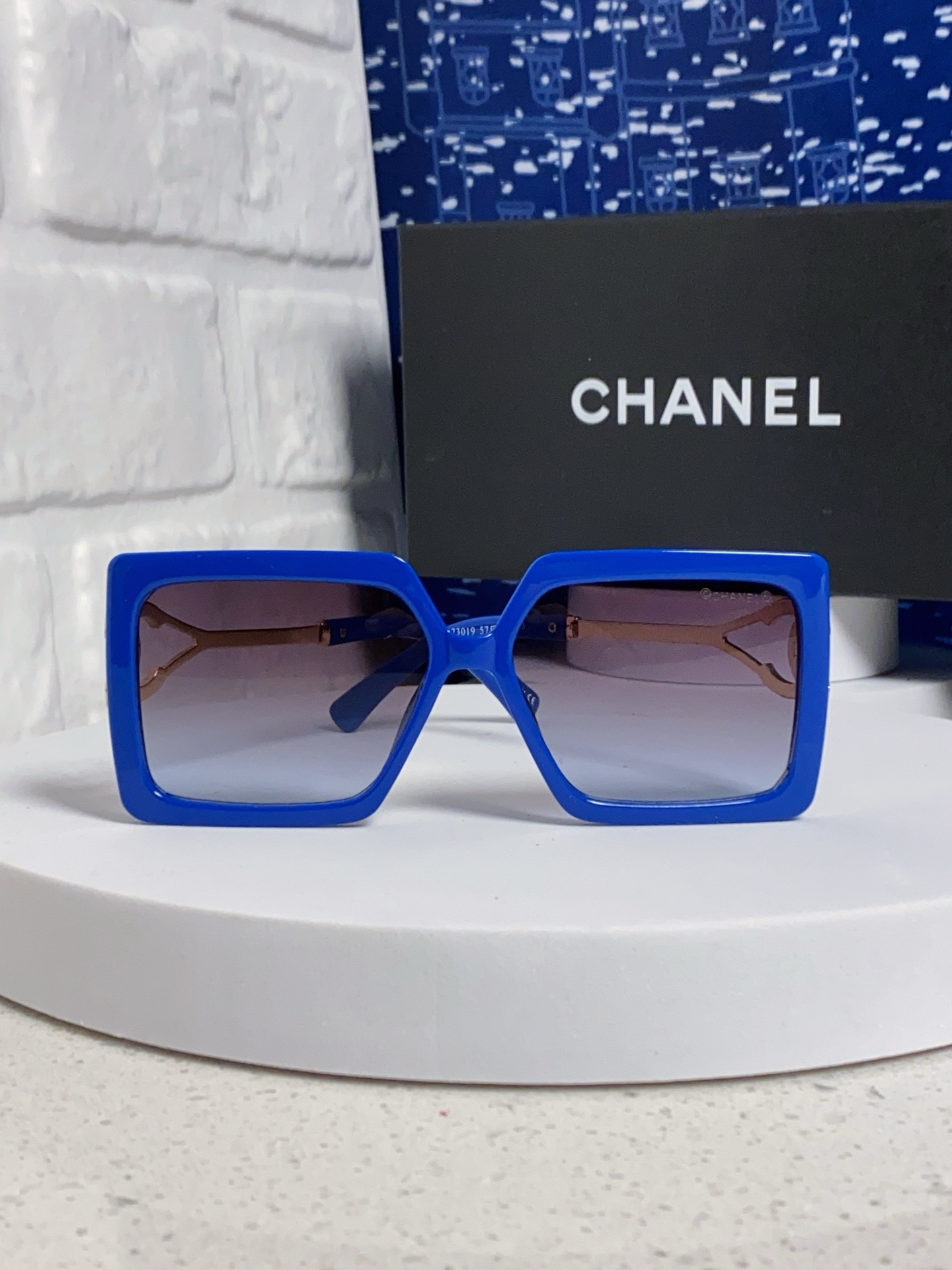 Chanel香奈儿 2025新款时尚大框太阳镜女高级感方形ins风街拍欧美跨境遮阳驾驶墨镜