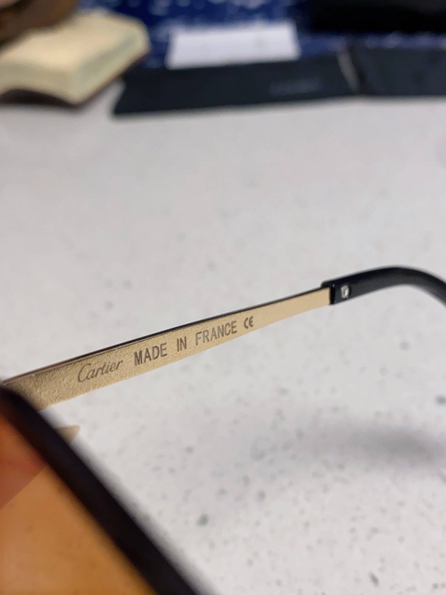 Cartier卡地亚 2025新款时尚复古个性舒适 前卫CT0443S太阳镜 墨镜高质感潮 金属无框豹子