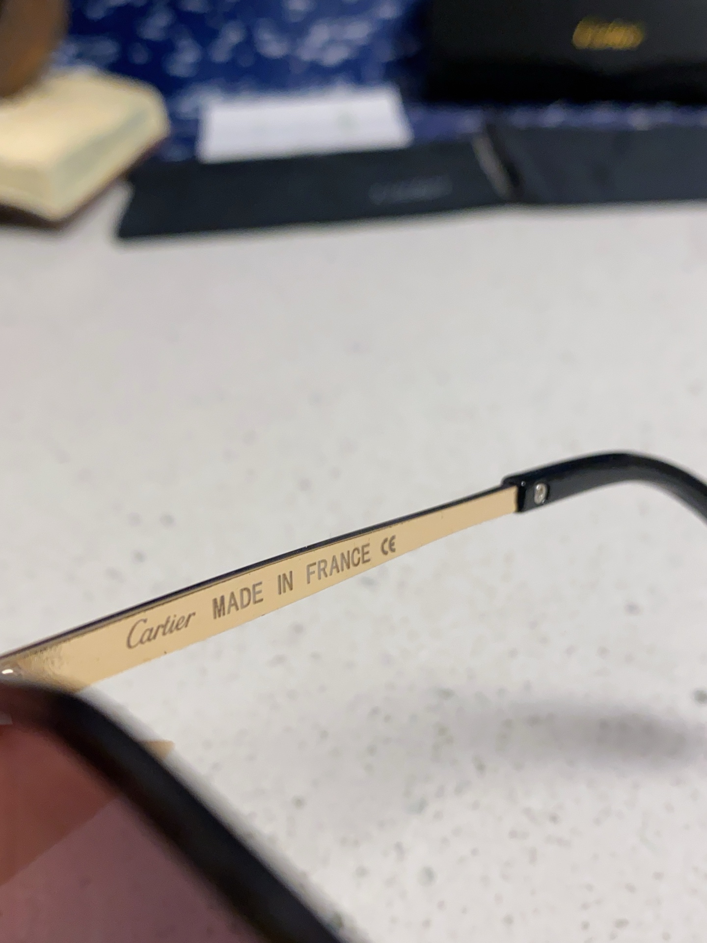 Cartier卡地亚 2025新款时尚复古个性舒适 前卫CT0443S太阳镜 墨镜高质感潮 金属无框豹子