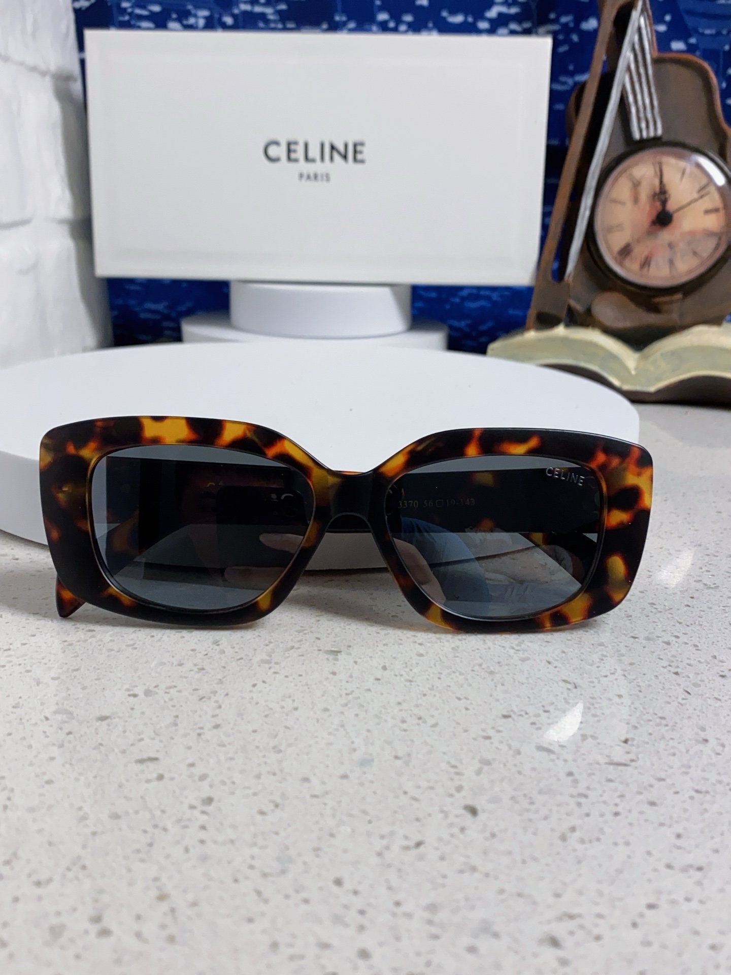  Celine赛琳 韩版气质遮阳墨镜女潮圆脸大框高级感街拍网红防晒太阳眼镜 女士墨镜 男女通用款