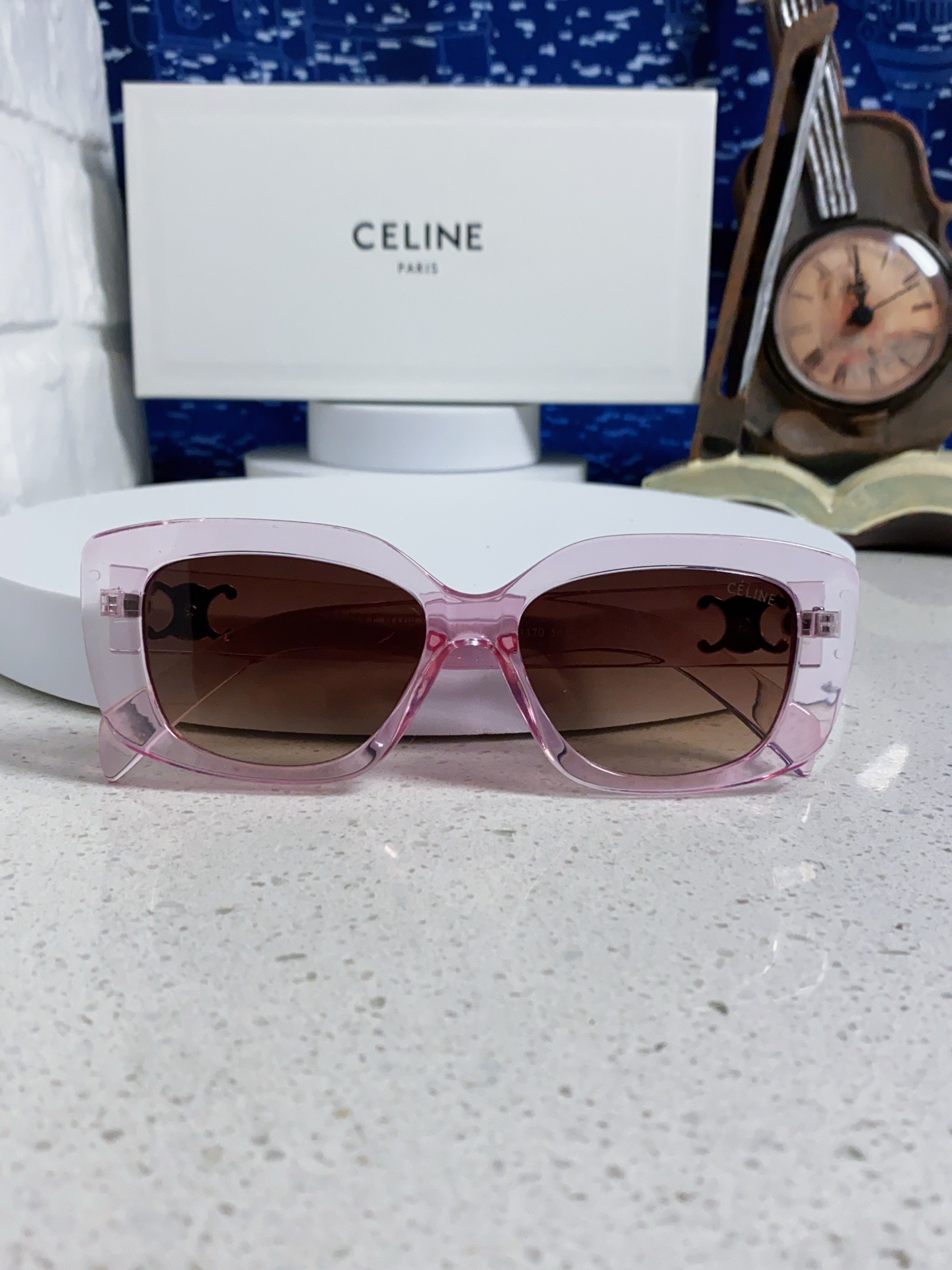  Celine赛琳 韩版气质遮阳墨镜女潮圆脸大框高级感街拍网红防晒太阳眼镜 女士墨镜 男女通用款