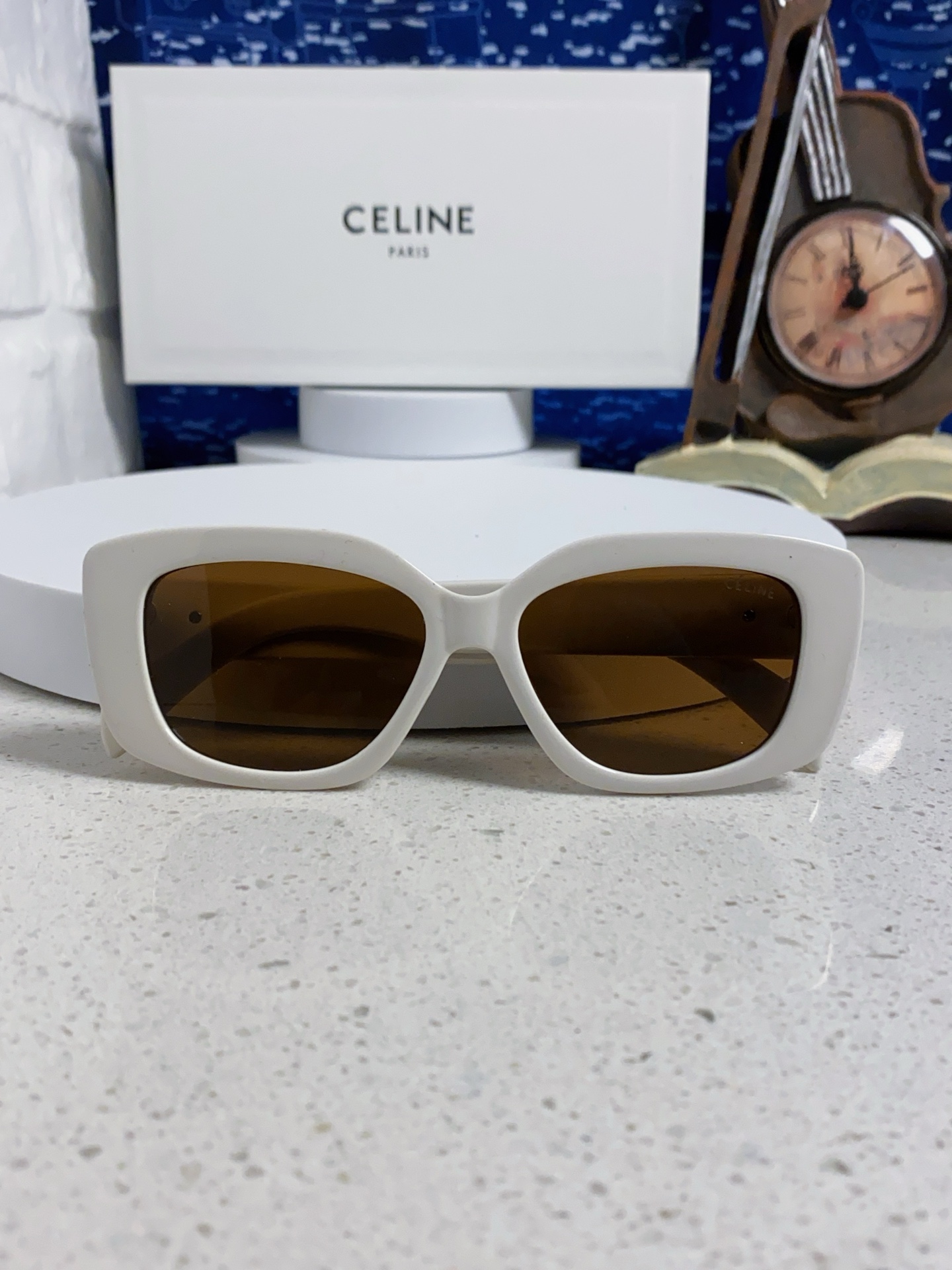  Celine赛琳 韩版气质遮阳墨镜女潮圆脸大框高级感街拍网红防晒太阳眼镜 女士墨镜 男女通用款
