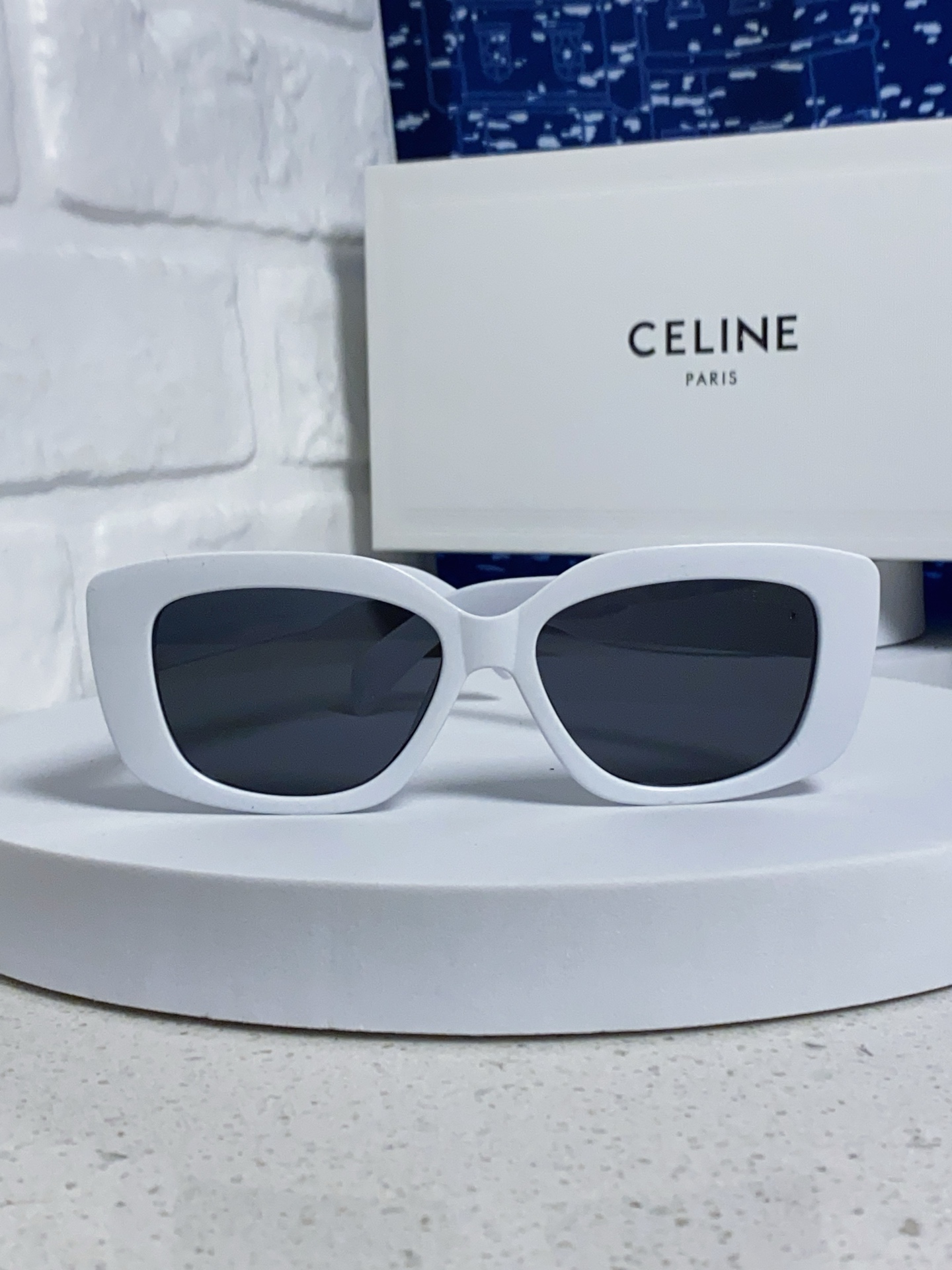  Celine赛琳 韩版气质遮阳墨镜女潮圆脸大框高级感街拍网红防晒太阳眼镜 女士墨镜 男女通用款