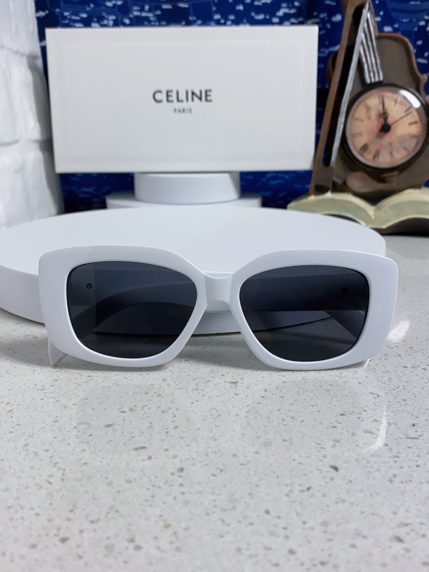  Celine赛琳 韩版气质遮阳墨镜女潮圆脸大框高级感街拍网红防晒太阳眼镜 女士墨镜 男女通用款