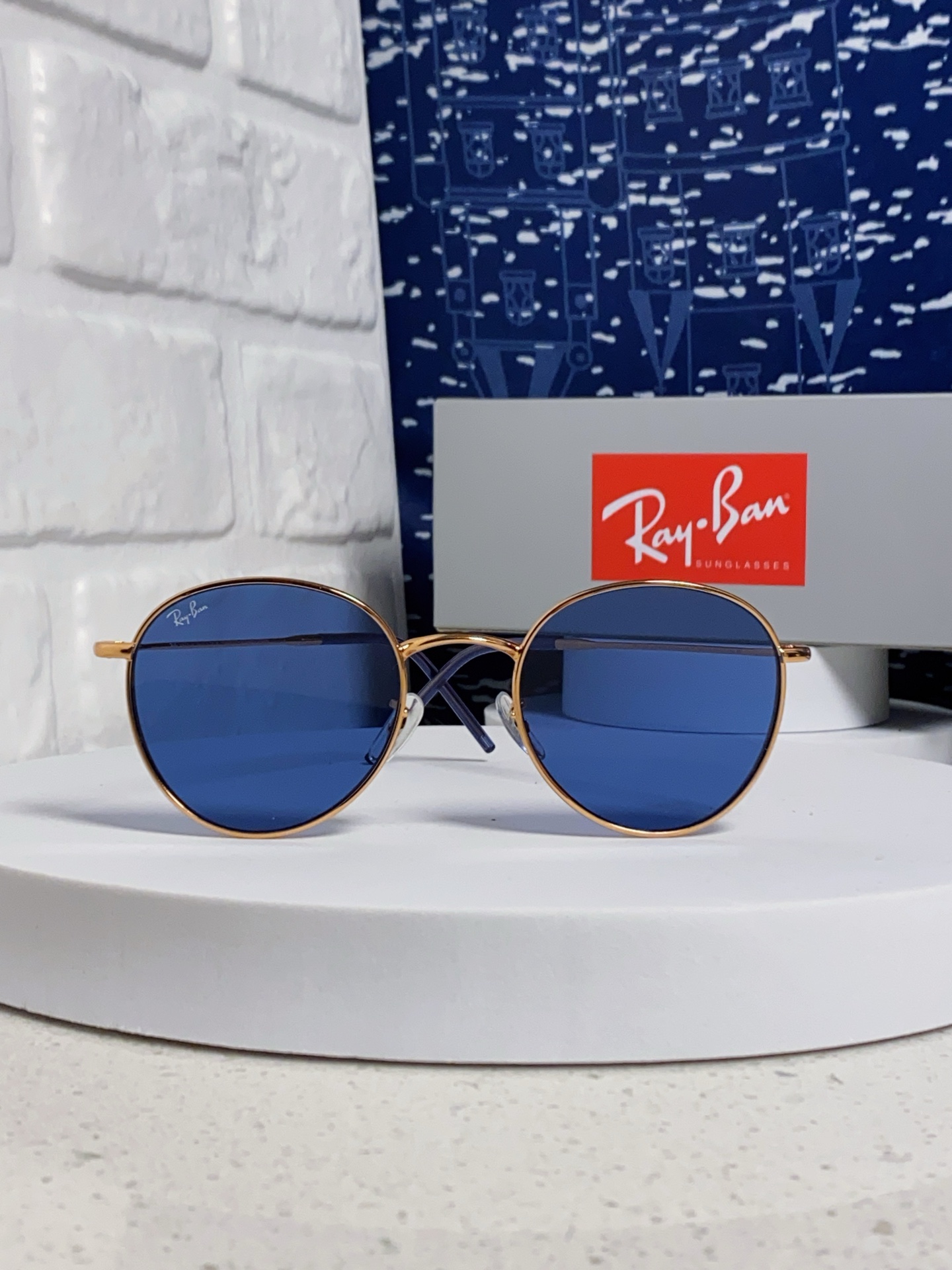 RayBan雷朋REVERSE反转潘托斯金属框眼镜男女款太阳墨镜RB0103S