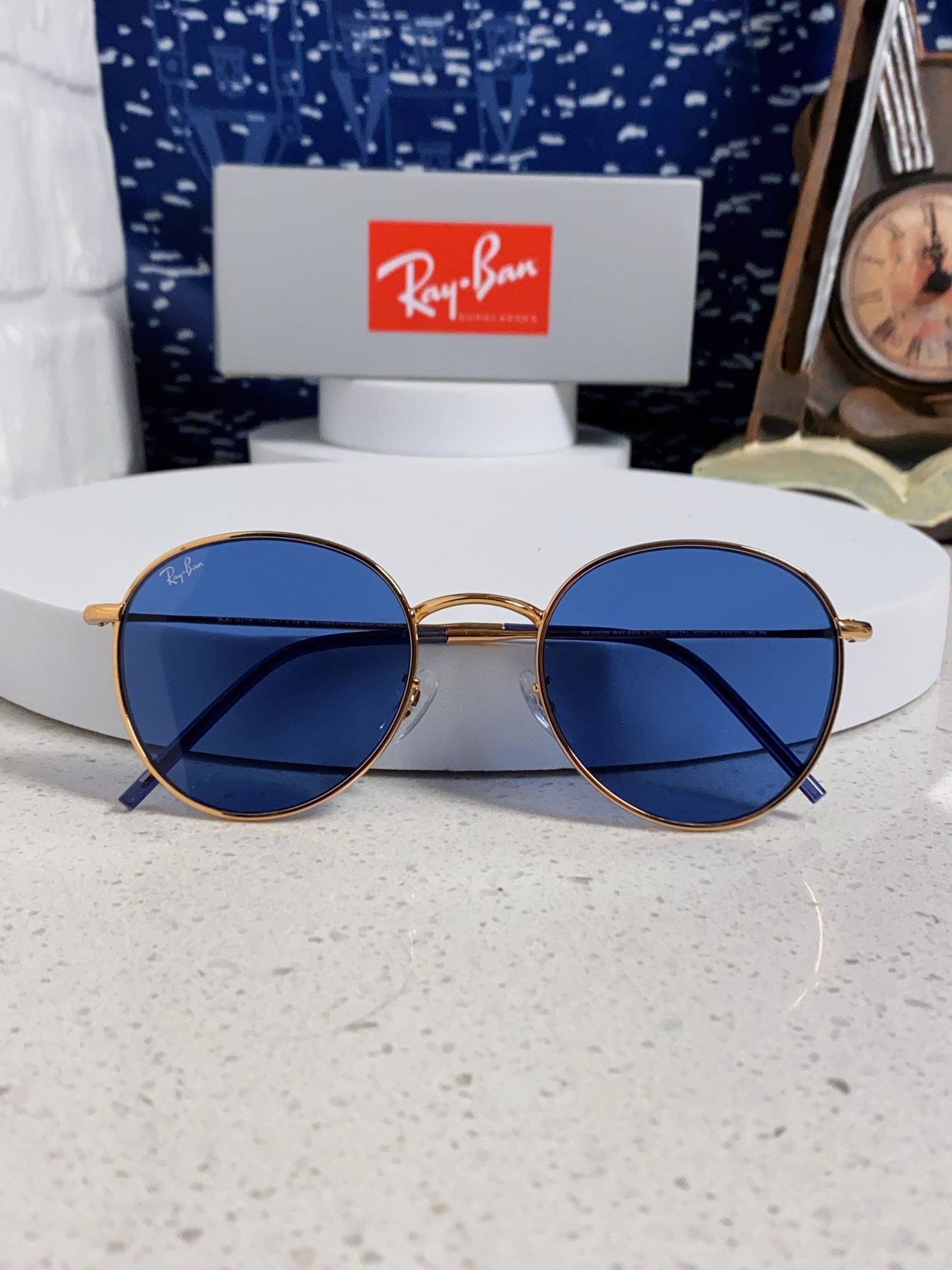 RayBan雷朋REVERSE反转潘托斯金属框眼镜男女款太阳墨镜RB0103S