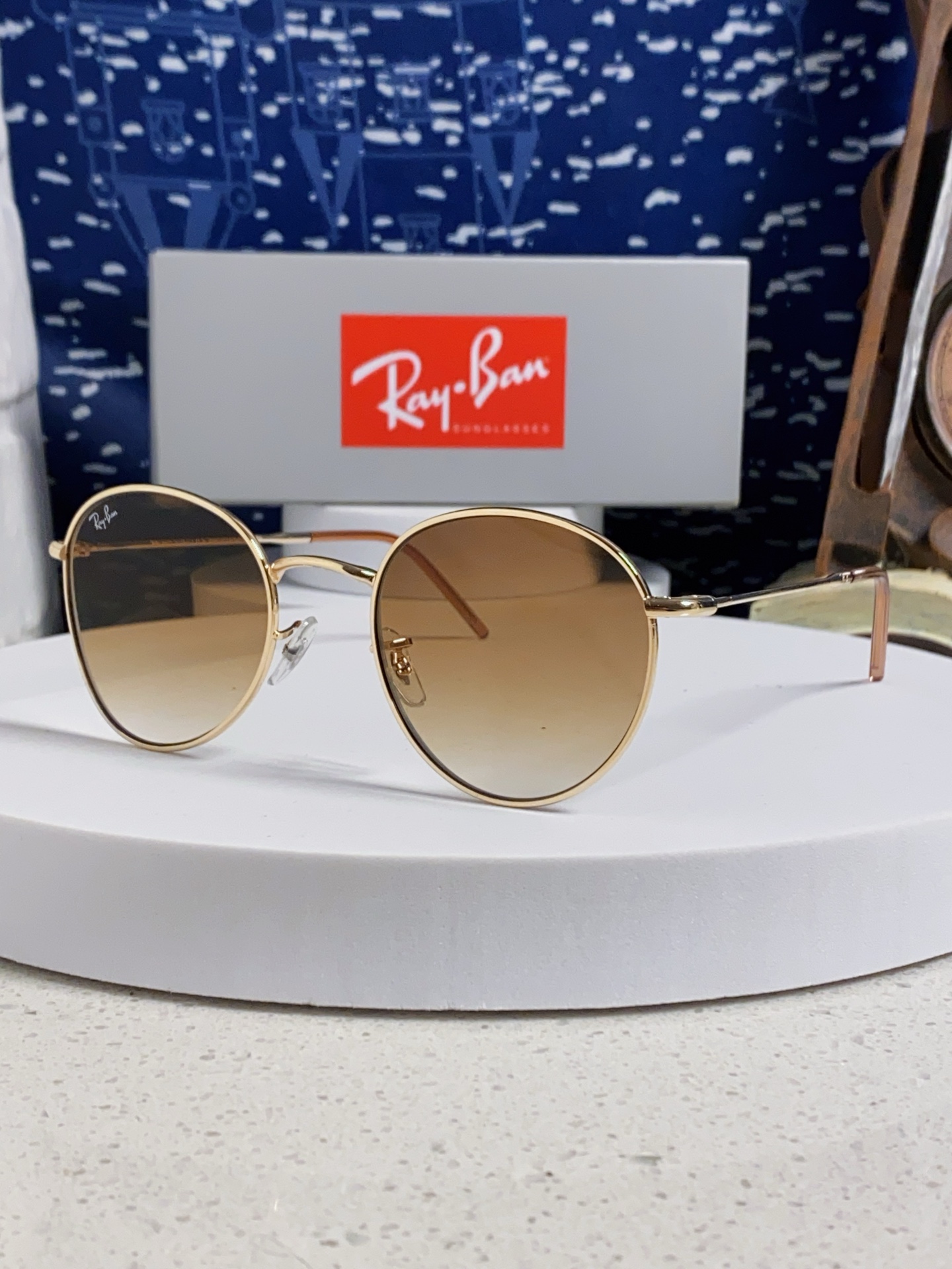  RayBan雷朋REVERSE反转潘托斯金属框眼镜男女款太阳墨镜RB0103S