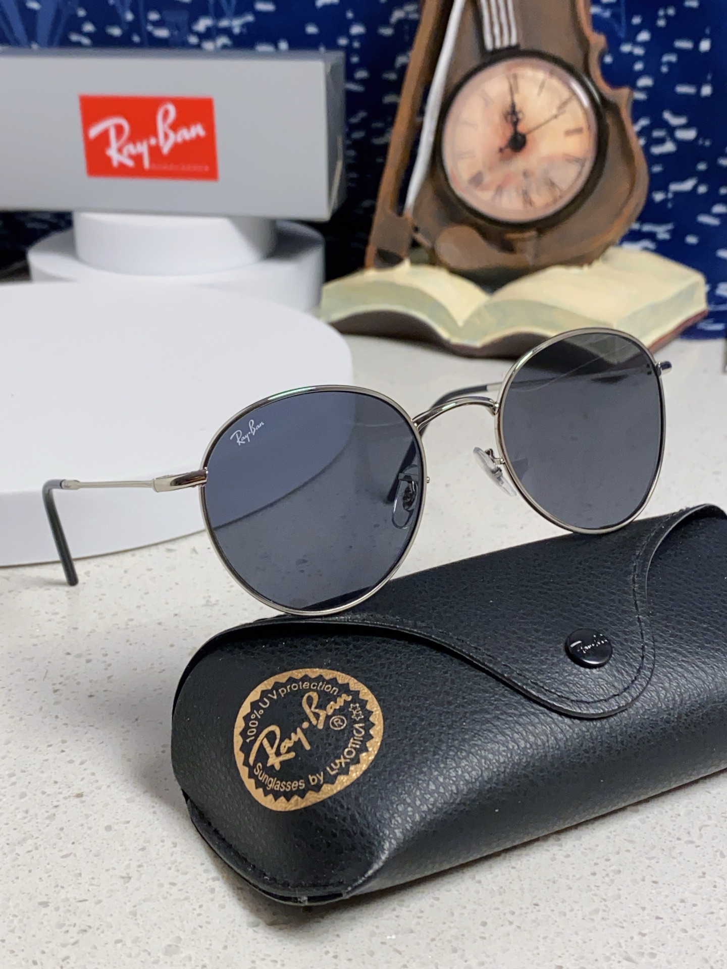  RayBan雷朋REVERSE反转潘托斯金属框眼镜男女款太阳墨镜RB0103S