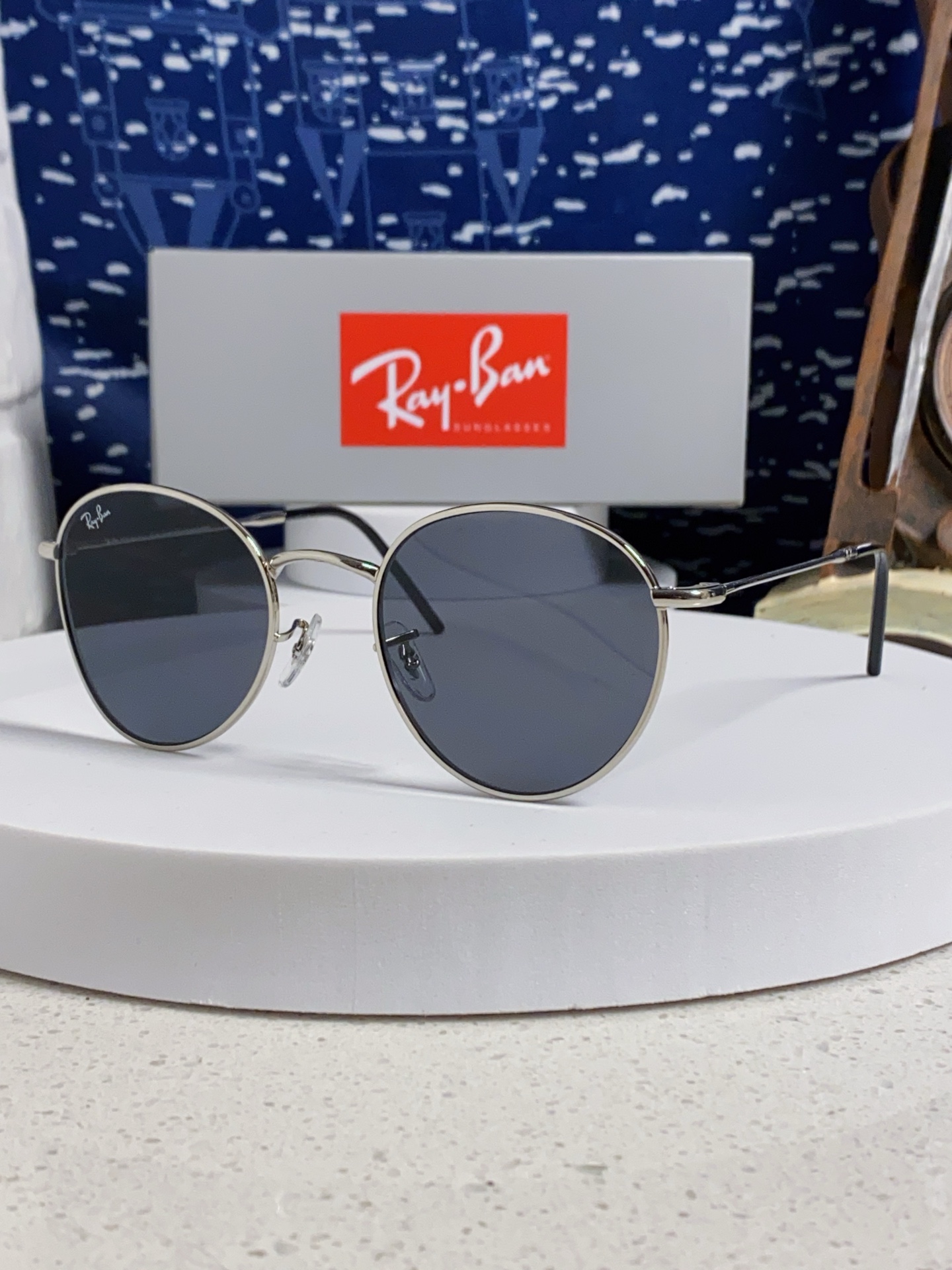  RayBan雷朋REVERSE反转潘托斯金属框眼镜男女款太阳墨镜RB0103S