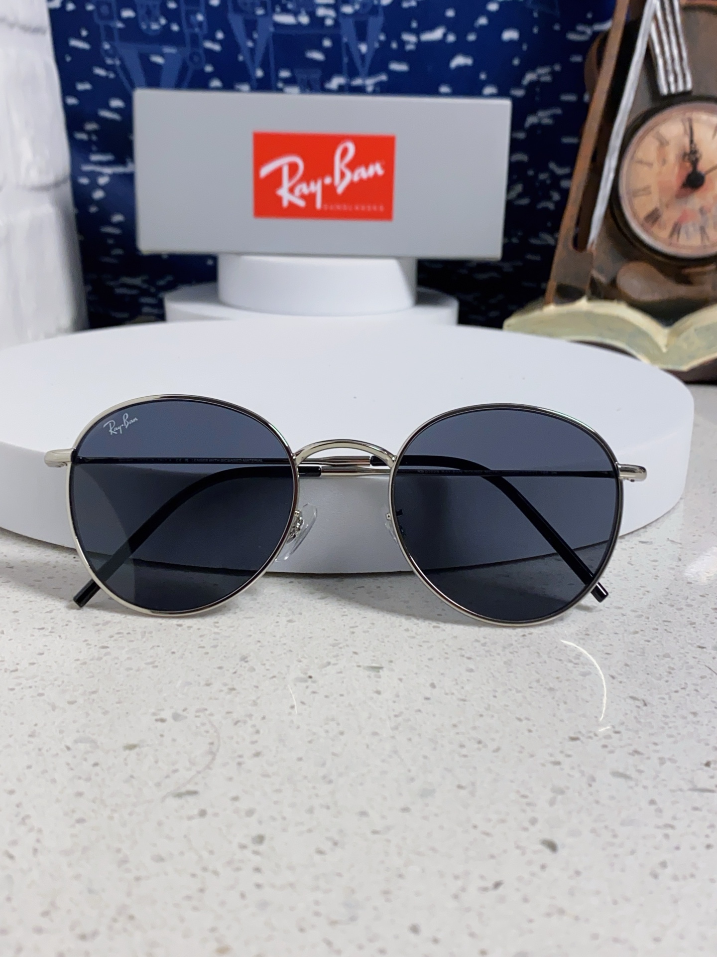  RayBan雷朋REVERSE反转潘托斯金属框眼镜男女款太阳墨镜RB0103S