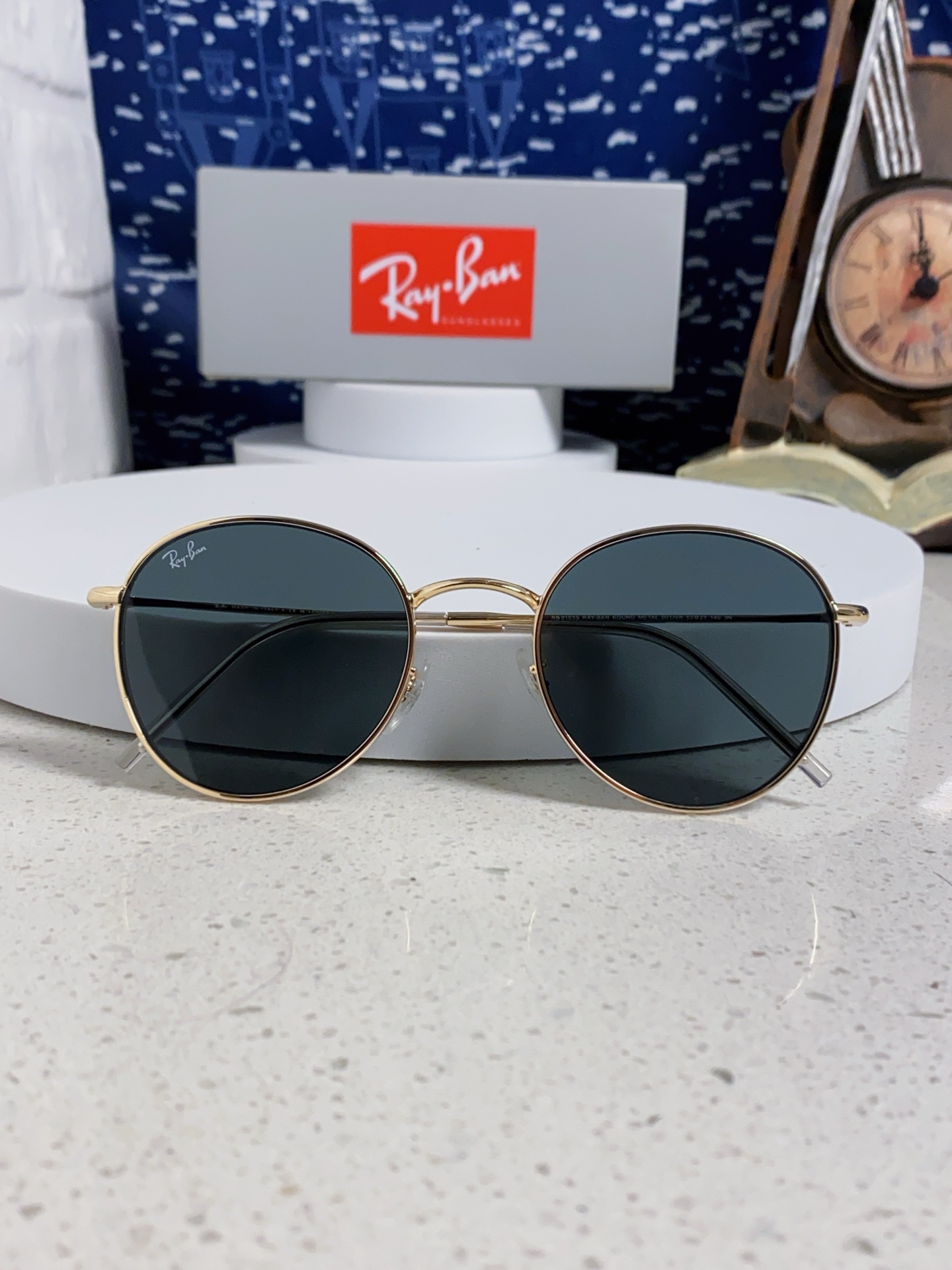  RayBan雷朋REVERSE反转潘托斯金属框眼镜男女款太阳墨镜RB0103S