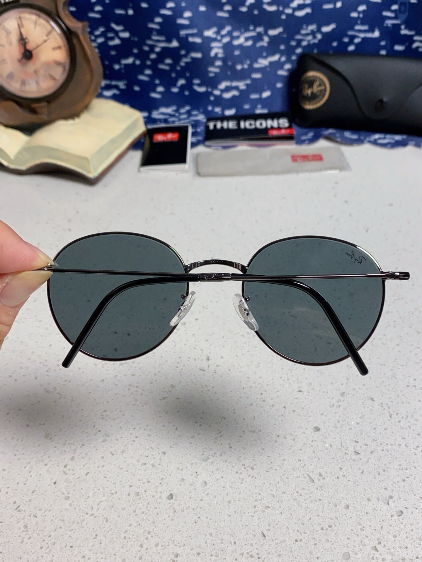  RayBan雷朋REVERSE反转潘托斯金属框眼镜男女款太阳墨镜RB0103S