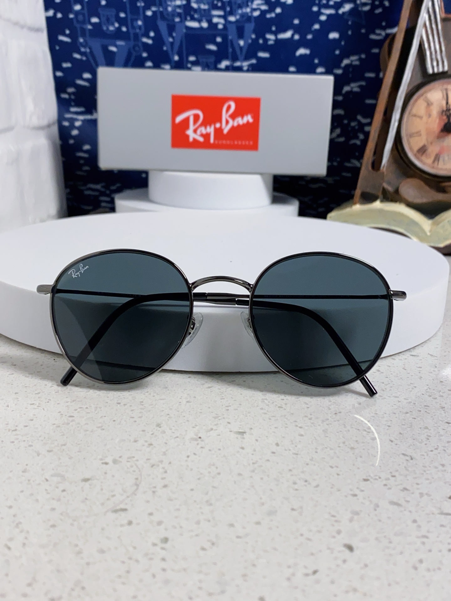  RayBan雷朋REVERSE反转潘托斯金属框眼镜男女款太阳墨镜RB0103S