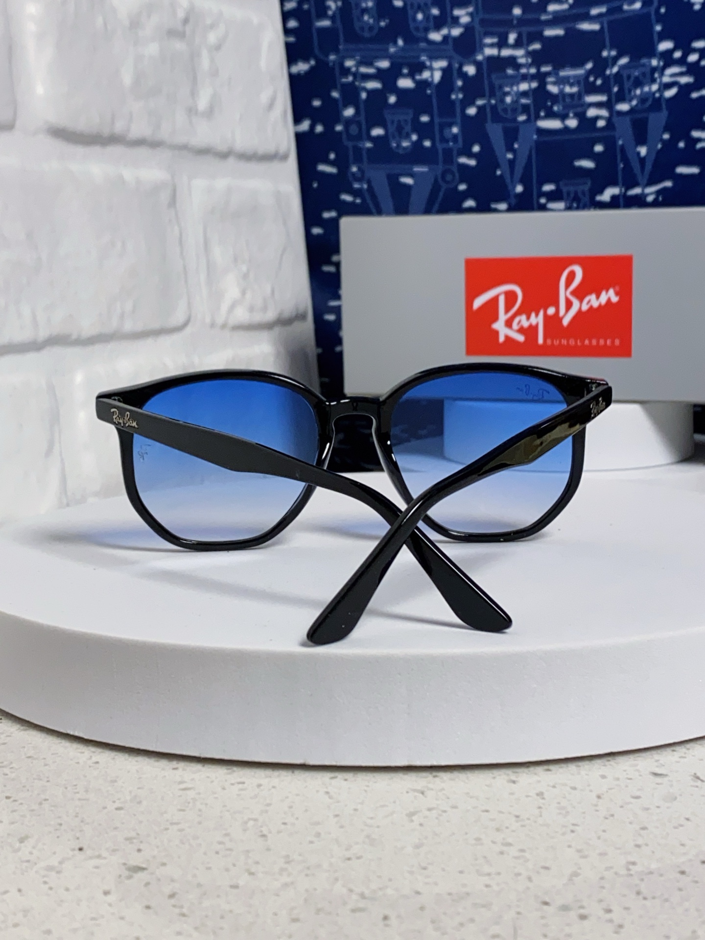  RayBan雷朋 2025新款太阳镜不规则多边形眼镜大框防晒 男女墨镜 RB4306