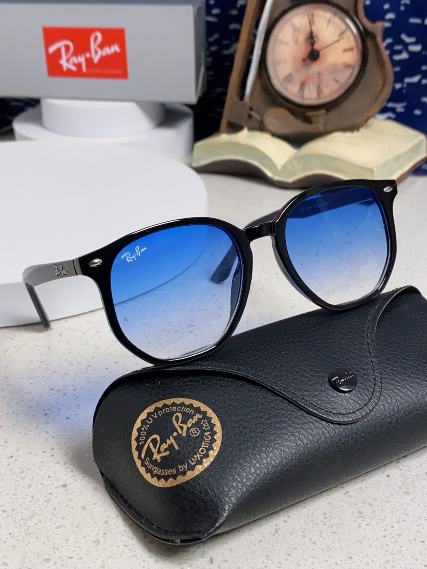  RayBan雷朋 2025新款太阳镜不规则多边形眼镜大框防晒 男女墨镜 RB4306
