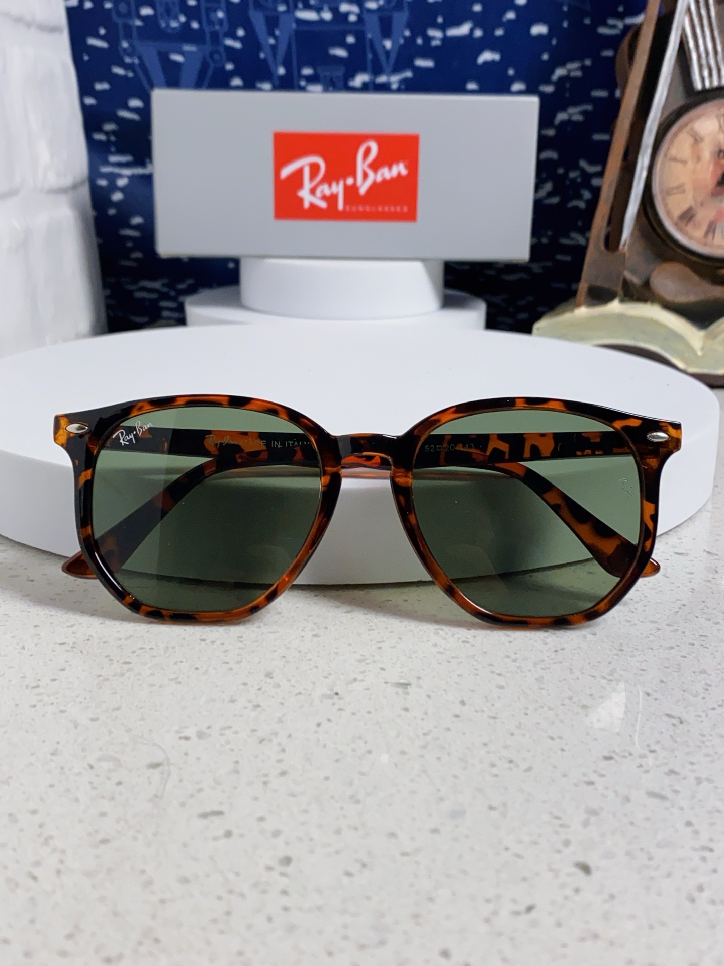  RayBan雷朋 2025新款太阳镜不规则多边形眼镜大框防晒 男女墨镜 RB4306