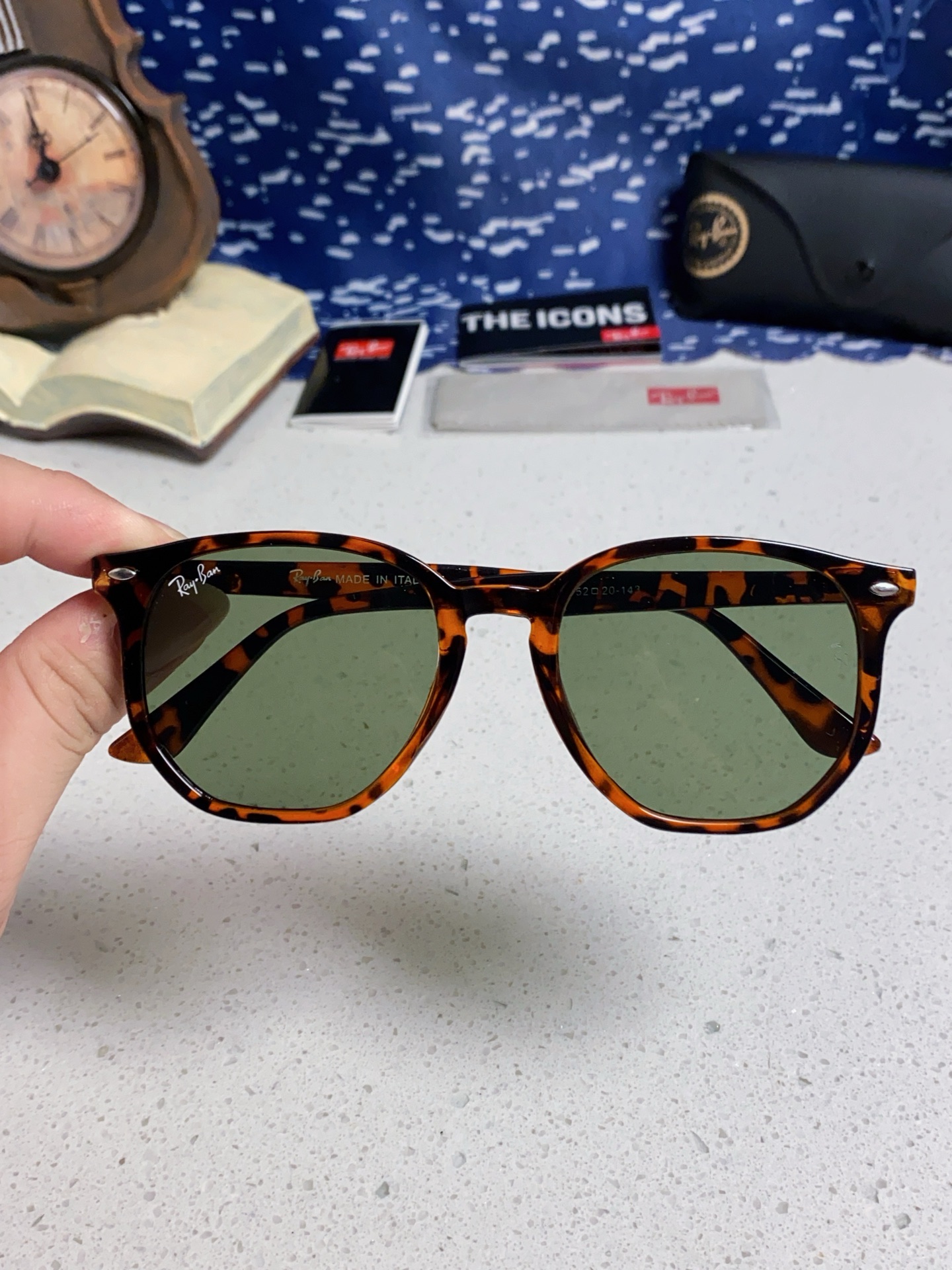  RayBan雷朋 2025新款太阳镜不规则多边形眼镜大框防晒 男女墨镜 RB4306