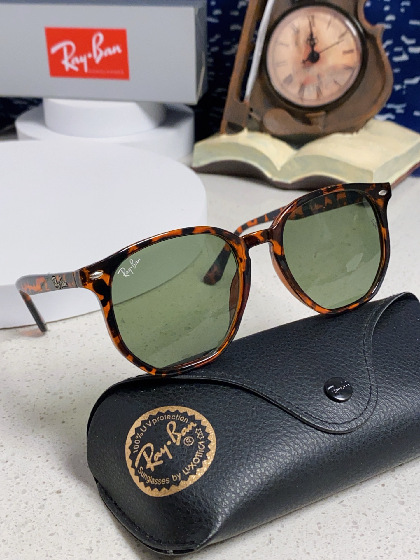  RayBan雷朋 2025新款太阳镜不规则多边形眼镜大框防晒 男女墨镜 RB4306