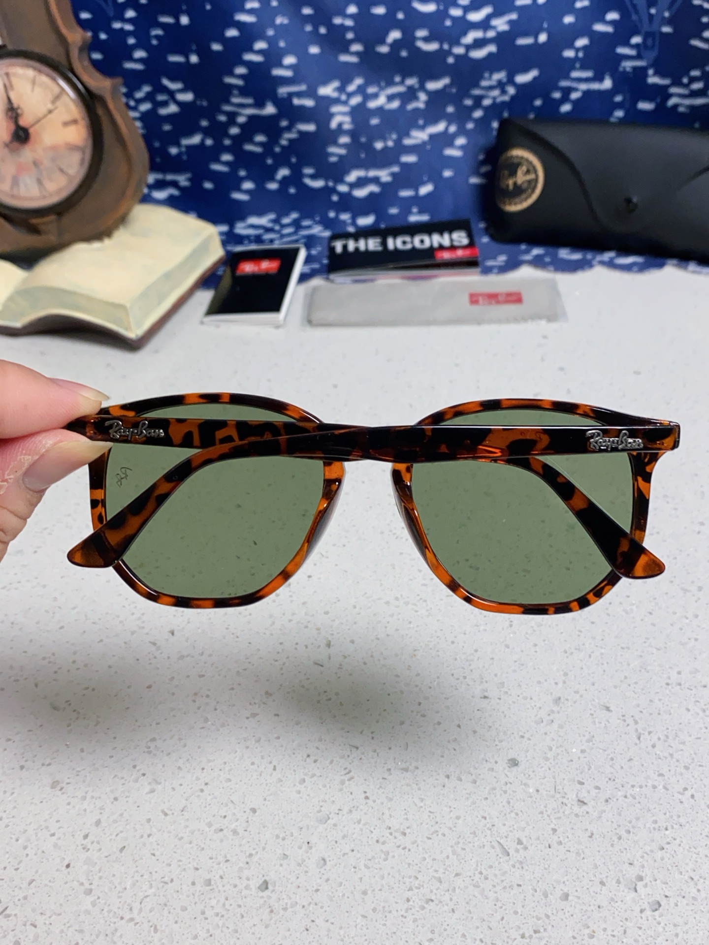  RayBan雷朋 2025新款太阳镜不规则多边形眼镜大框防晒 男女墨镜 RB4306