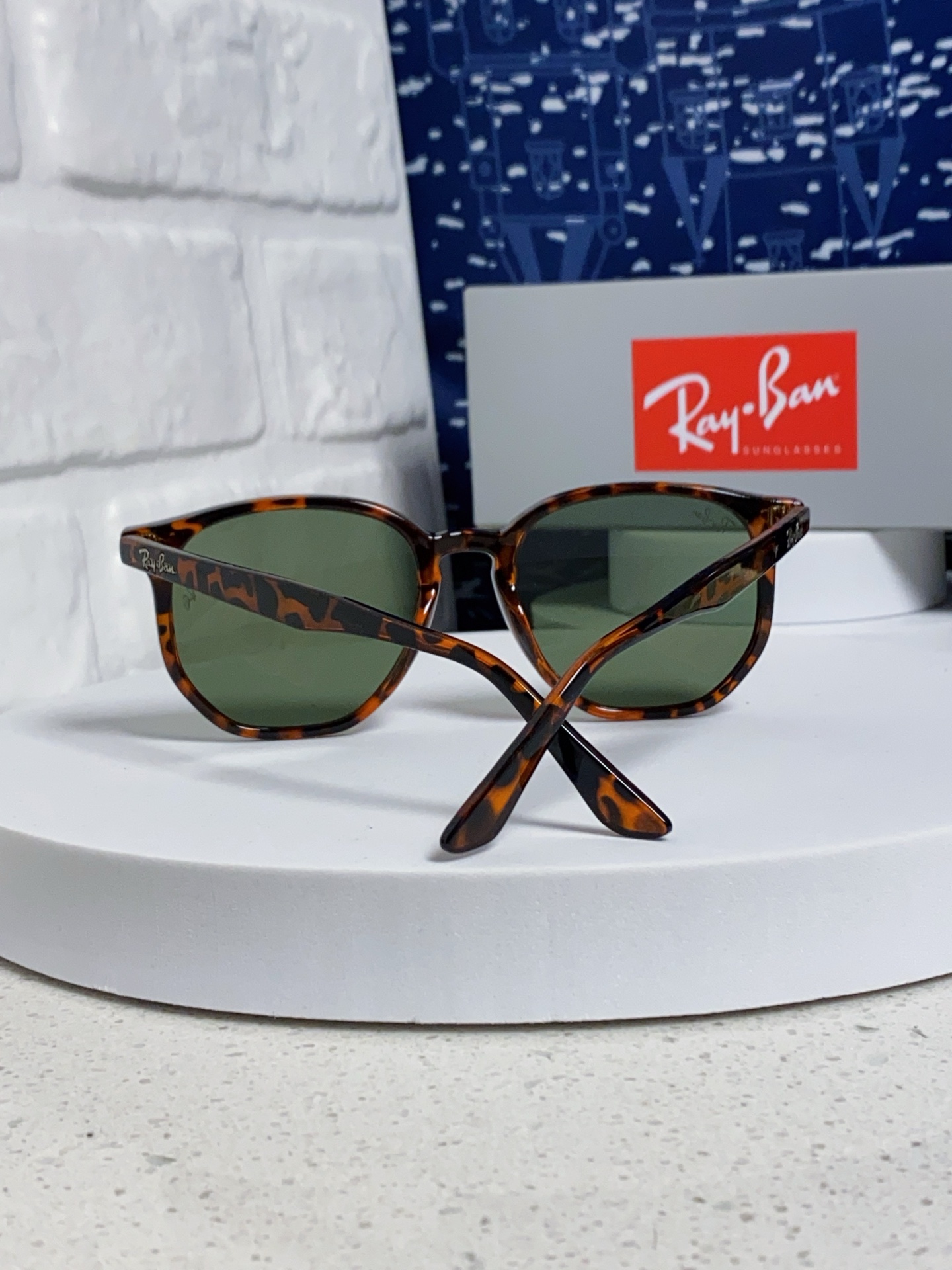  RayBan雷朋 2025新款太阳镜不规则多边形眼镜大框防晒 男女墨镜 RB4306