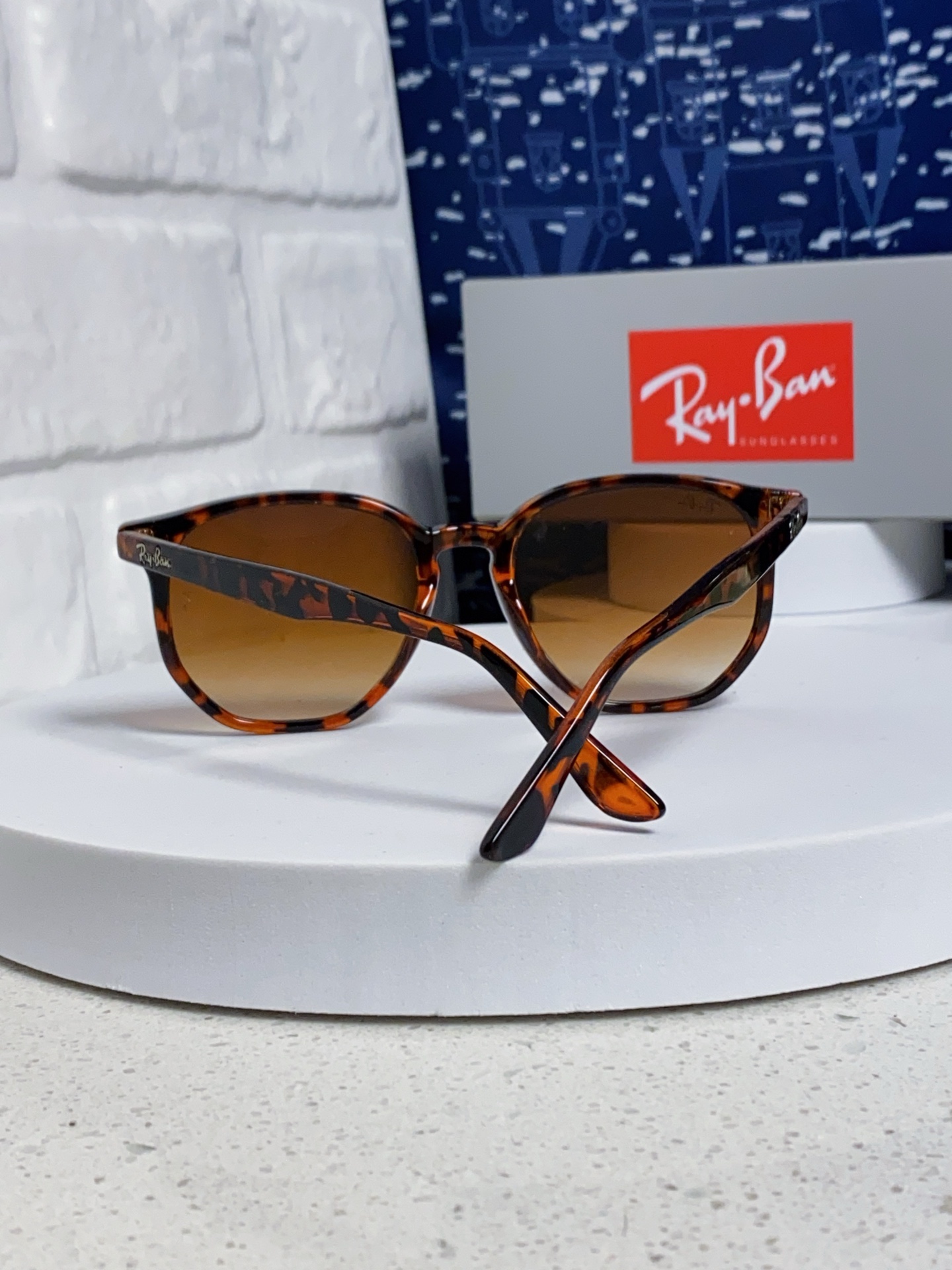  RayBan雷朋 2025新款太阳镜不规则多边形眼镜大框防晒 男女墨镜 RB4306